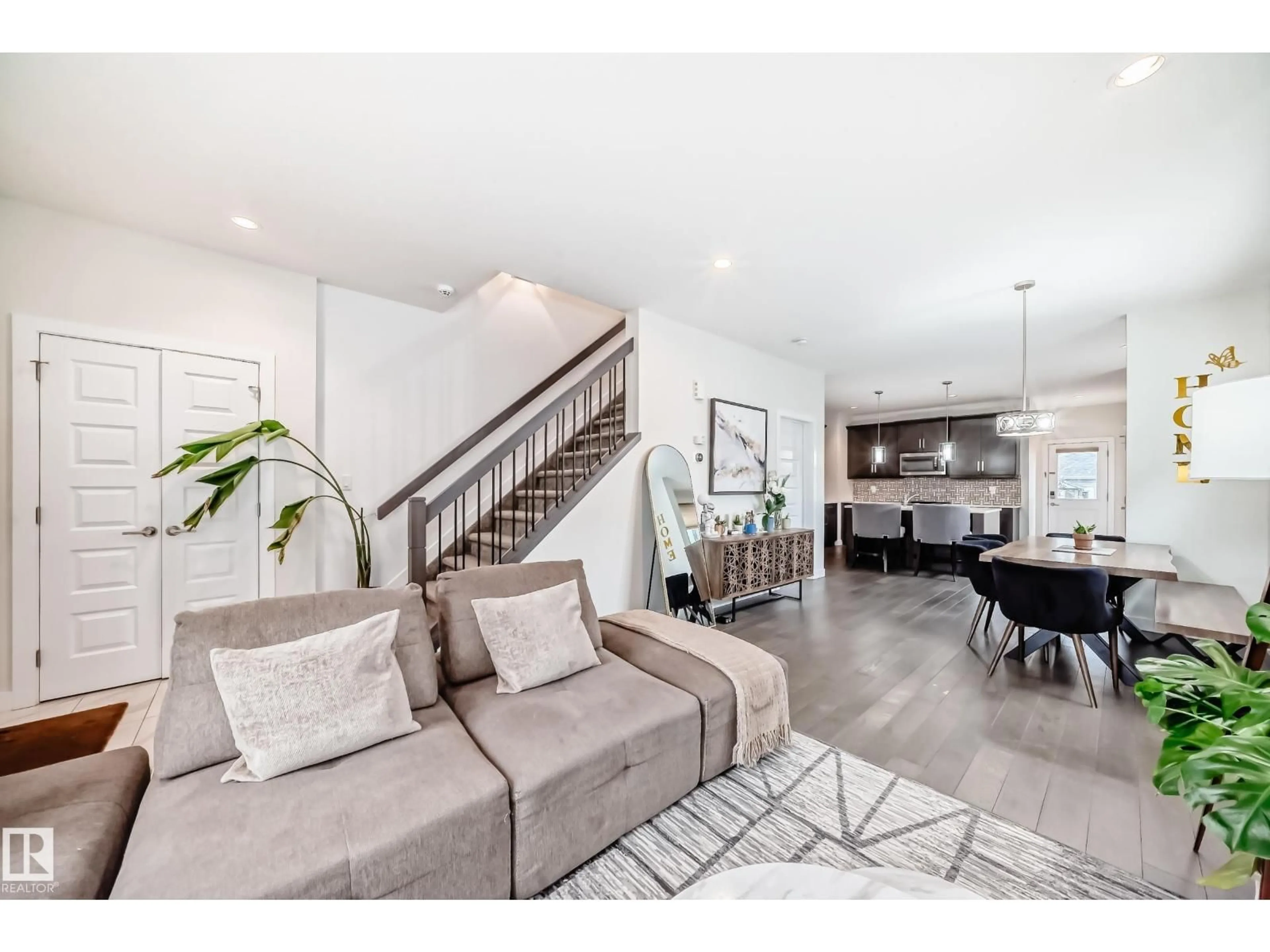 Living room with furniture, unknown for NW - 12345 85 ST, Edmonton Alberta T5B3H1