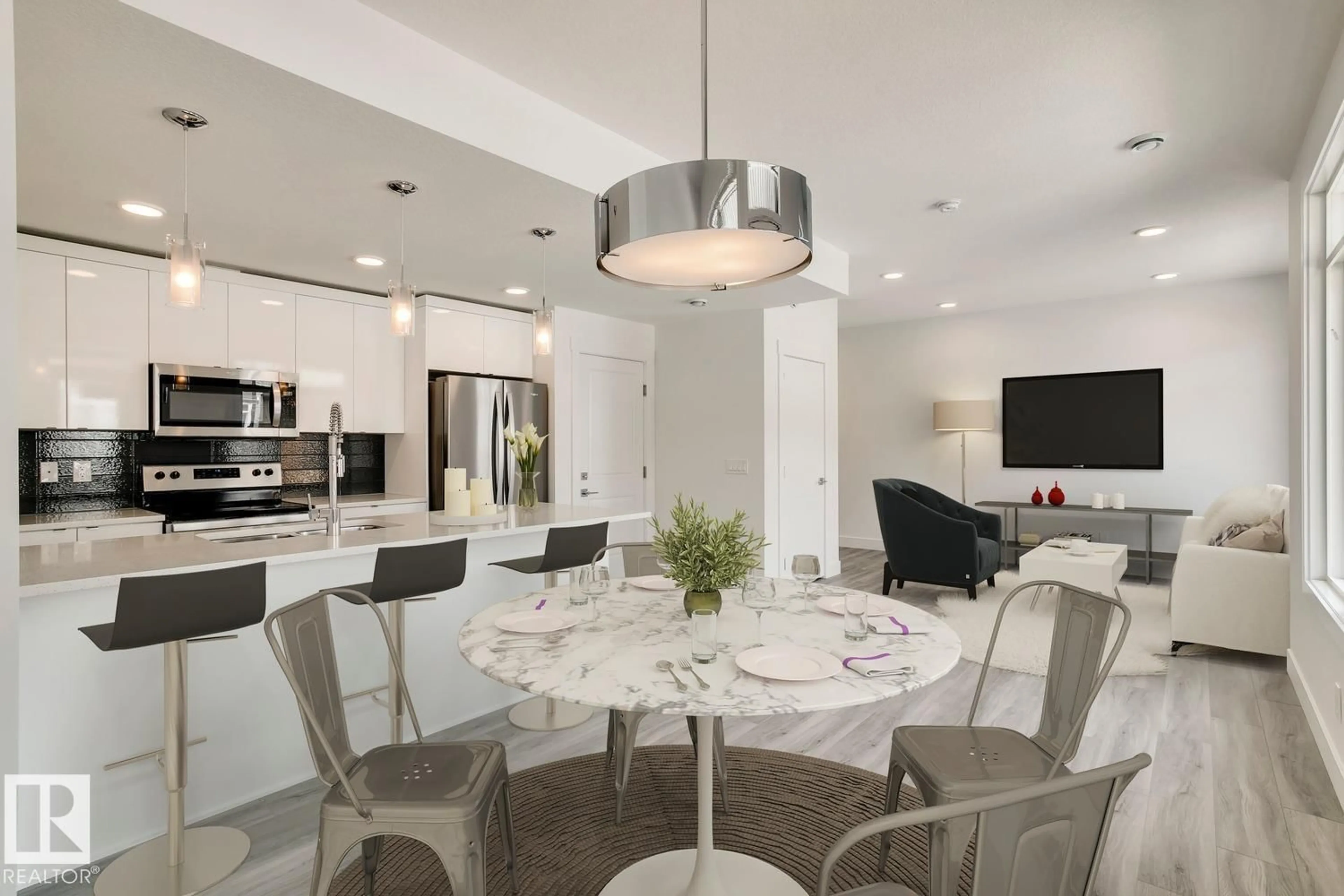 Contemporary kitchen, ceramic/tile floor for #40 - 16231 19 AV, Edmonton Alberta T6W5C6