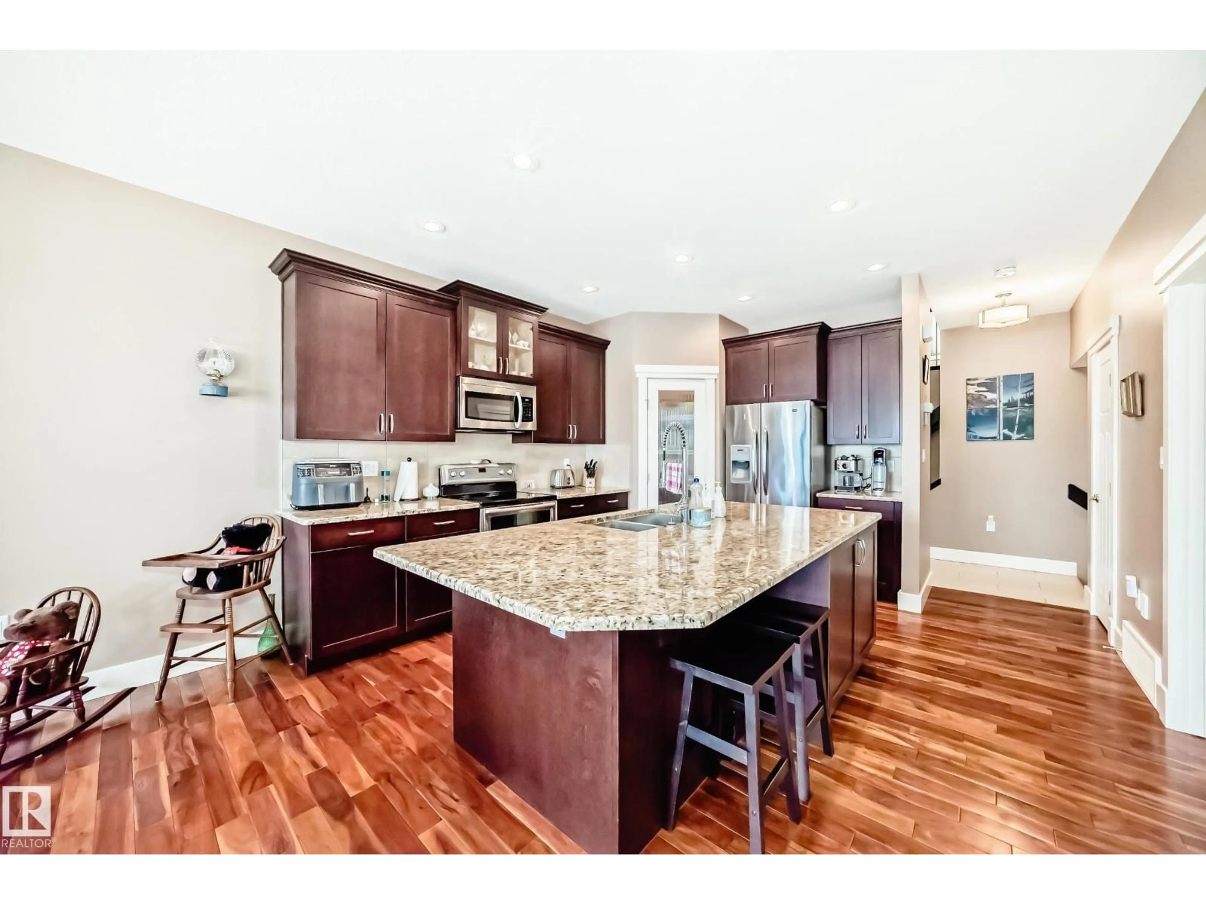 Open concept kitchen, unknown for 127 KEYPORT CI, Leduc Alberta T9E0M4