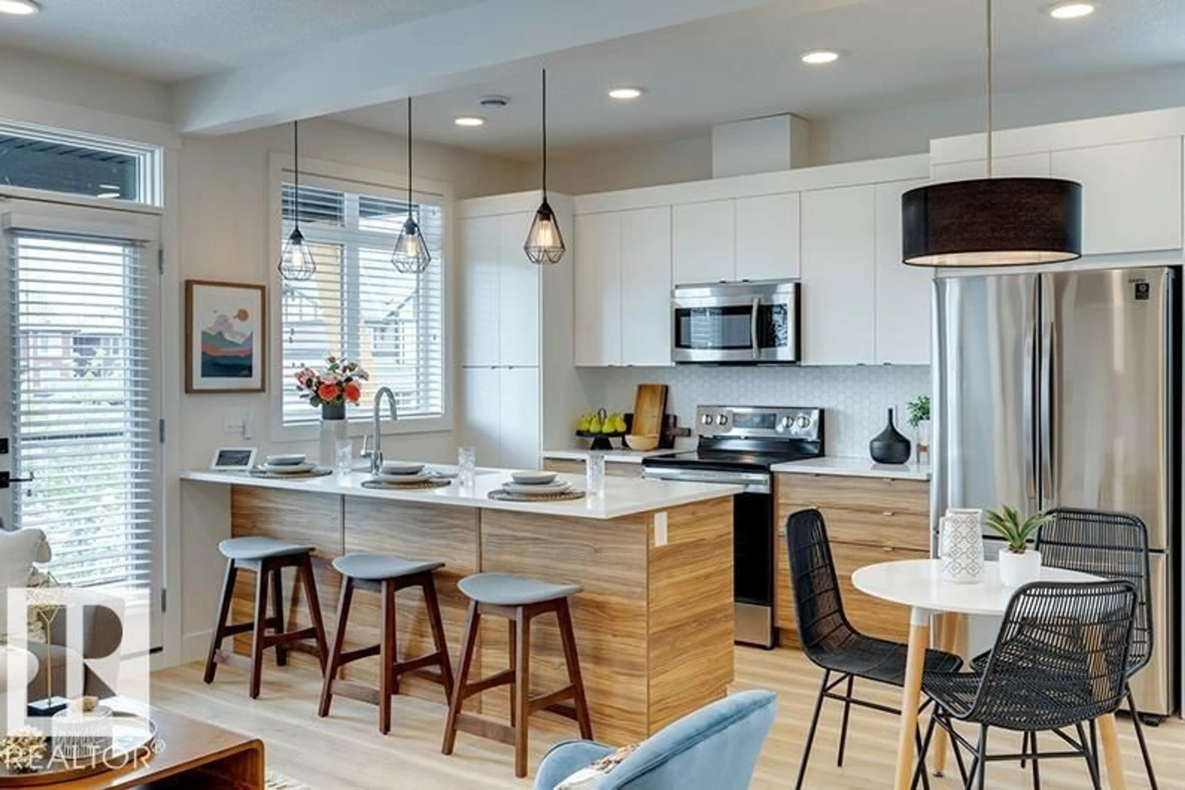 Open concept kitchen, unknown for #41 - 16231 19 AV, Edmonton Alberta T6W5C6