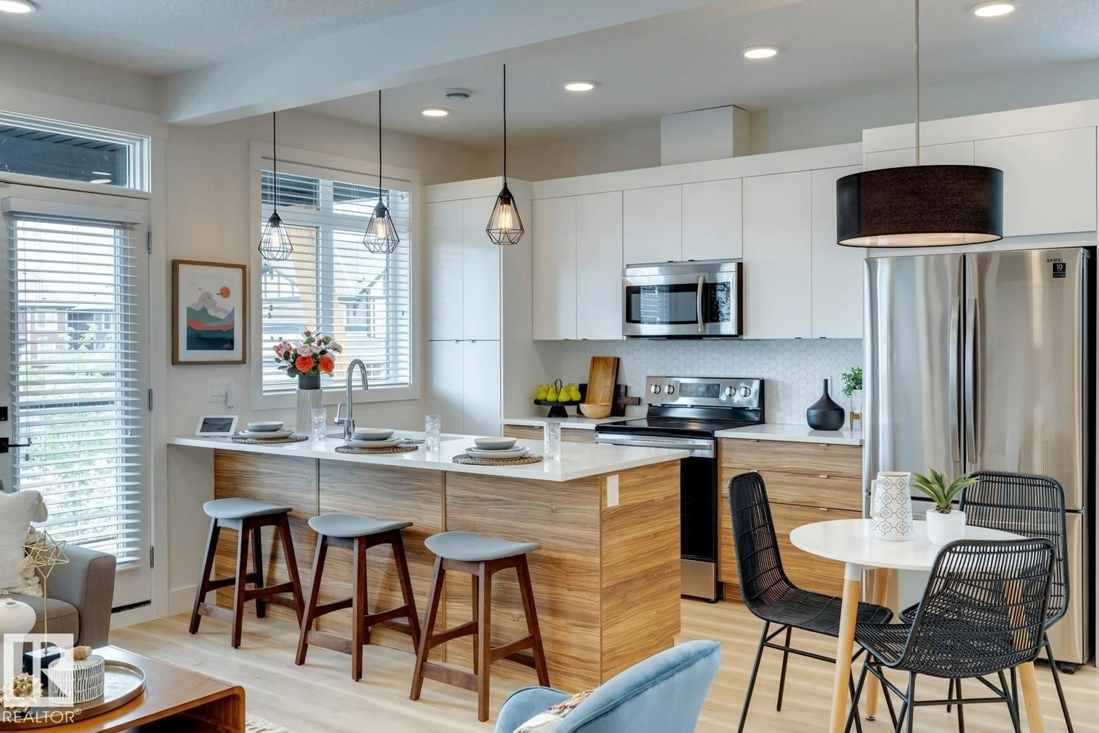 Open concept kitchen, unknown for #41 - 16231 19 AV, Edmonton Alberta T6W5C6