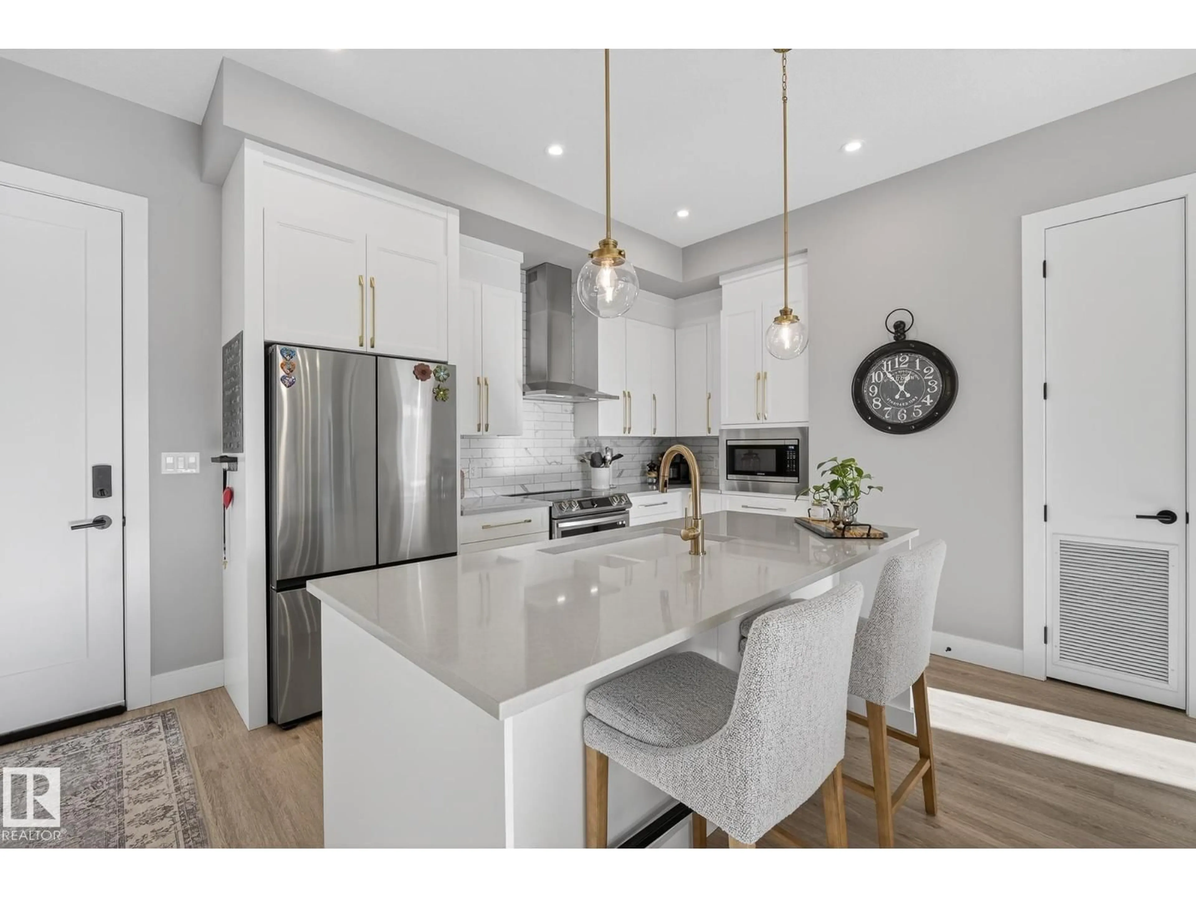 Open concept kitchen, unknown for 401 - 7471 MAY CM, Edmonton Alberta T6R0X5