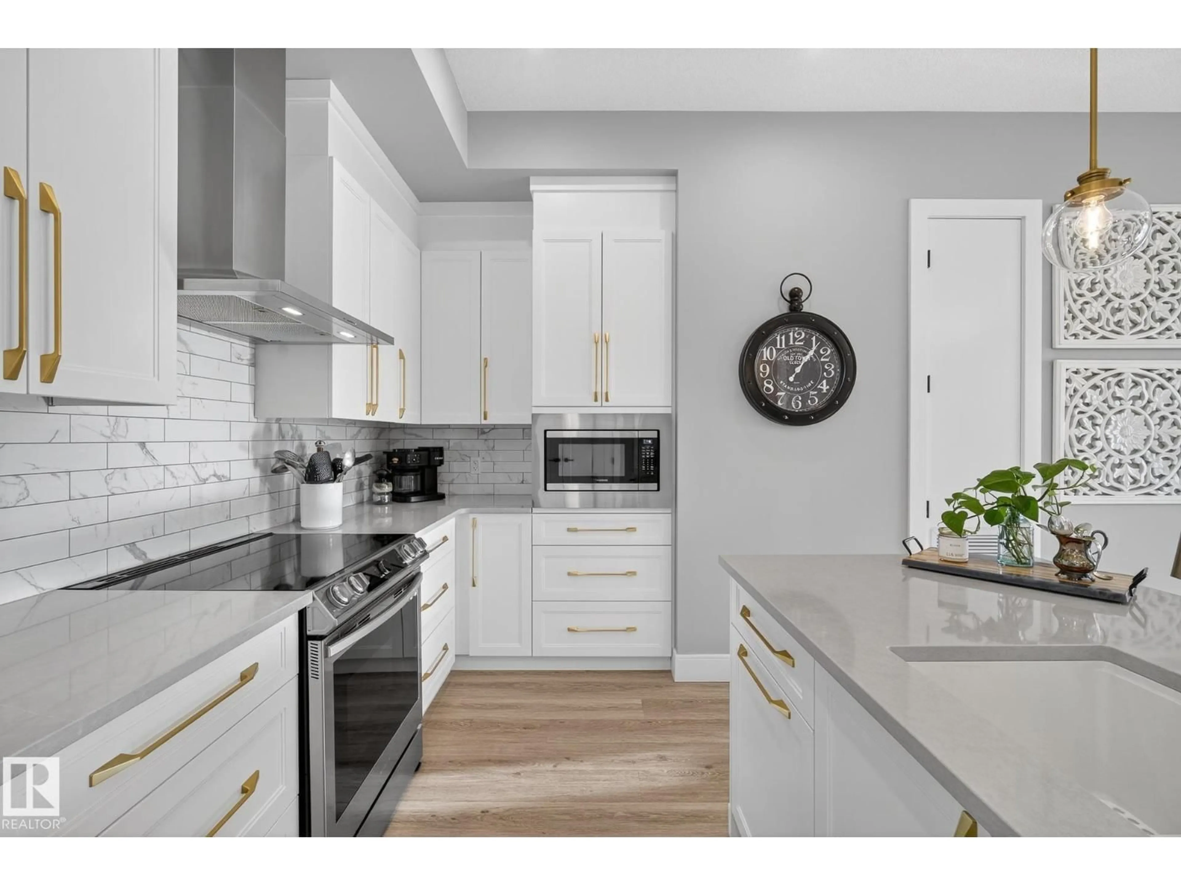 Open concept kitchen, unknown for 401 - 7471 MAY CM, Edmonton Alberta T6R0X5