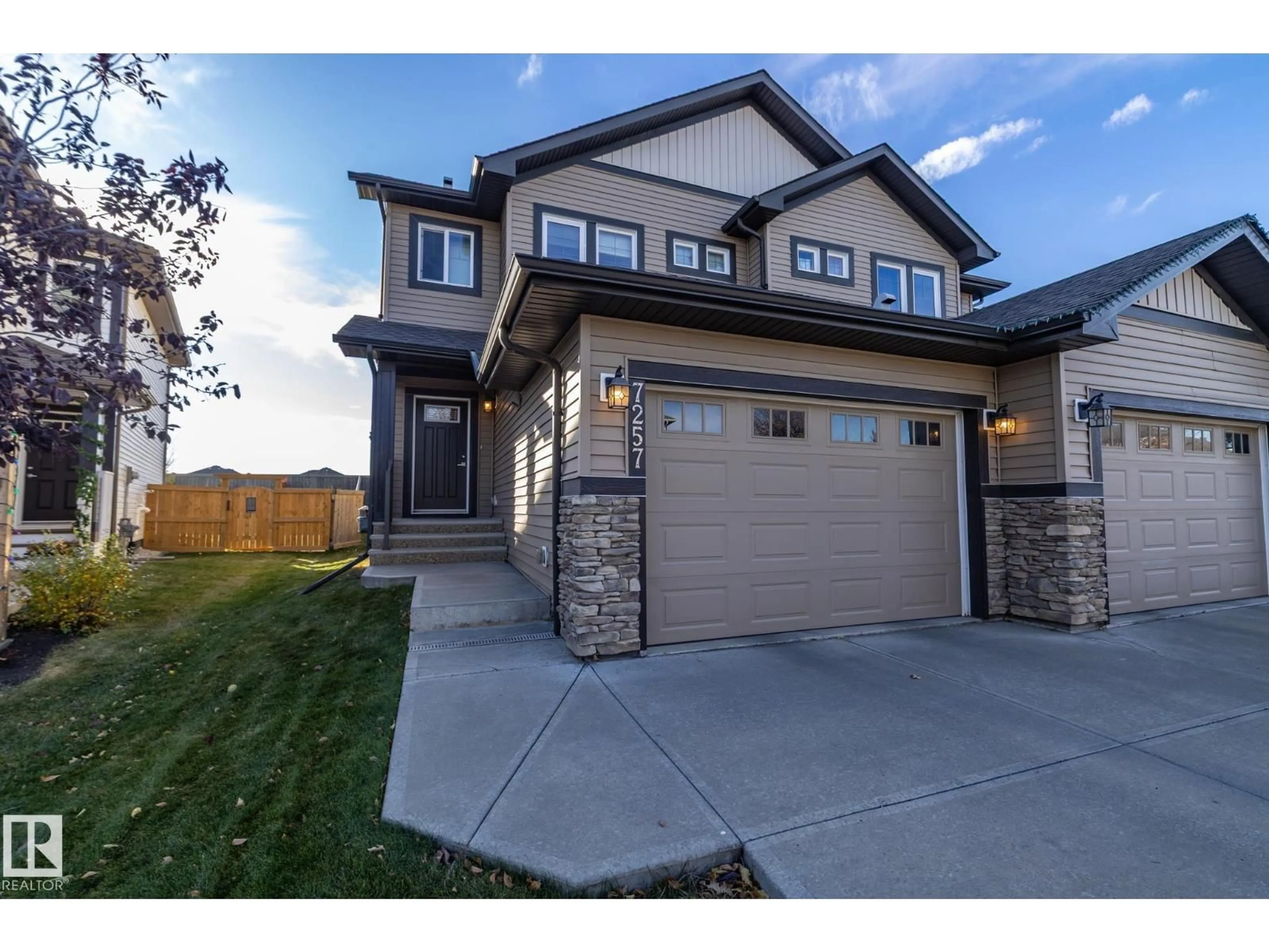 Home with brick exterior material, street for 7257 ARMOUR CR, Edmonton Alberta T6W2S1
