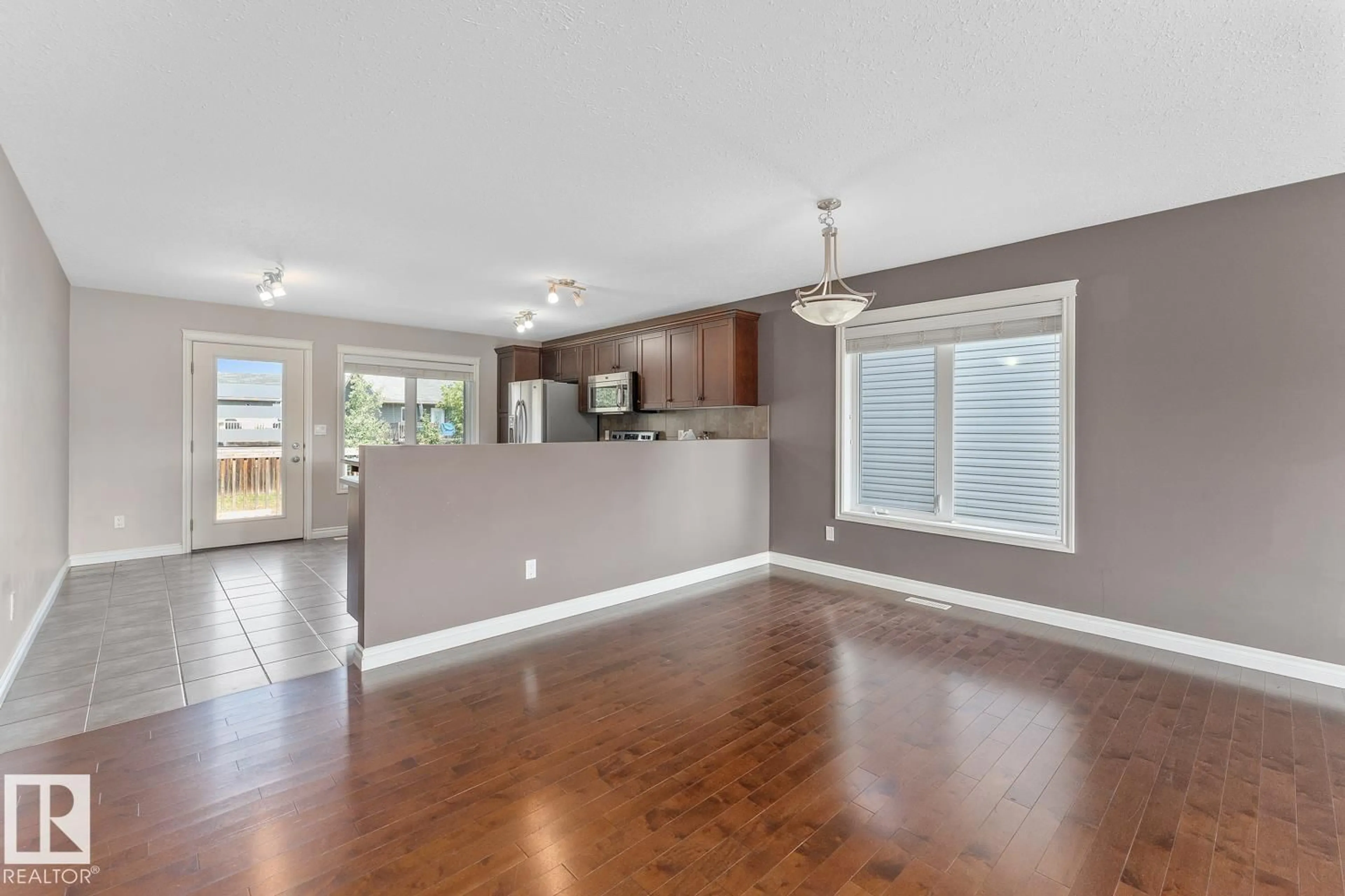 Open concept kitchen, wood/laminate floor for 4918 58 AV, Cold Lake Alberta T9M0E8