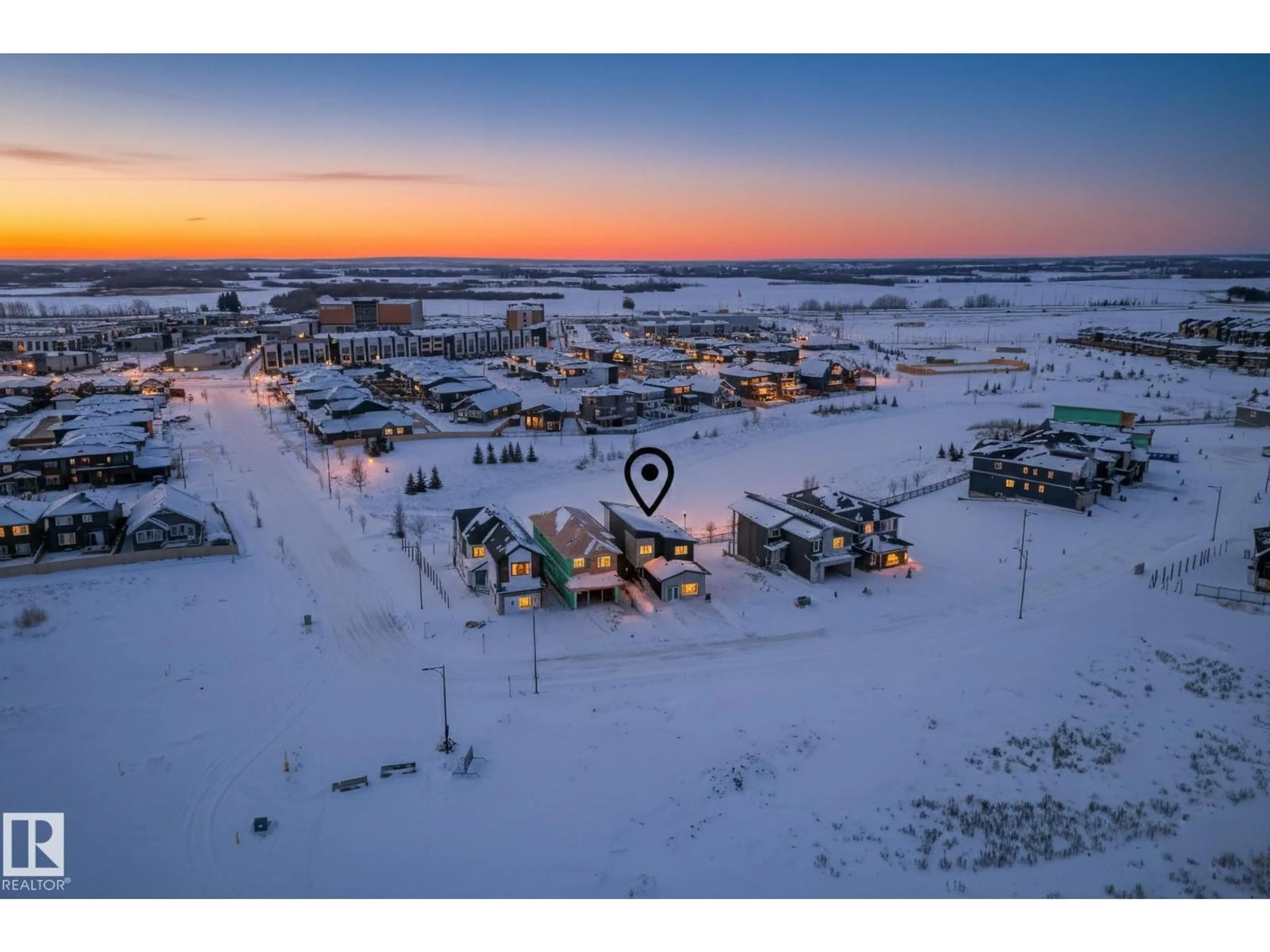 A pic from outside/outdoor area/front of a property/back of a property/a pic from drone, street for 6 ELDRIDGE PT, St. Albert Alberta T8N8C3