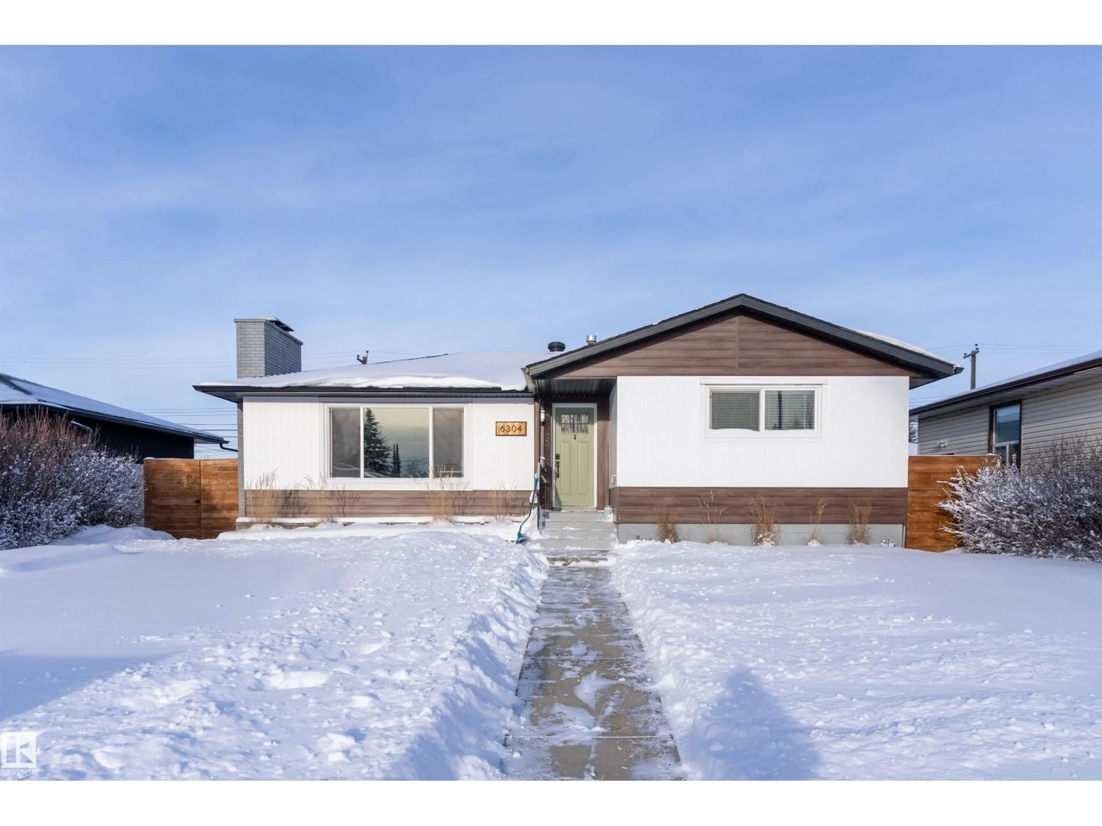 Home with brick exterior material, street for 6304 94A AV, Edmonton Alberta T6B0Y8