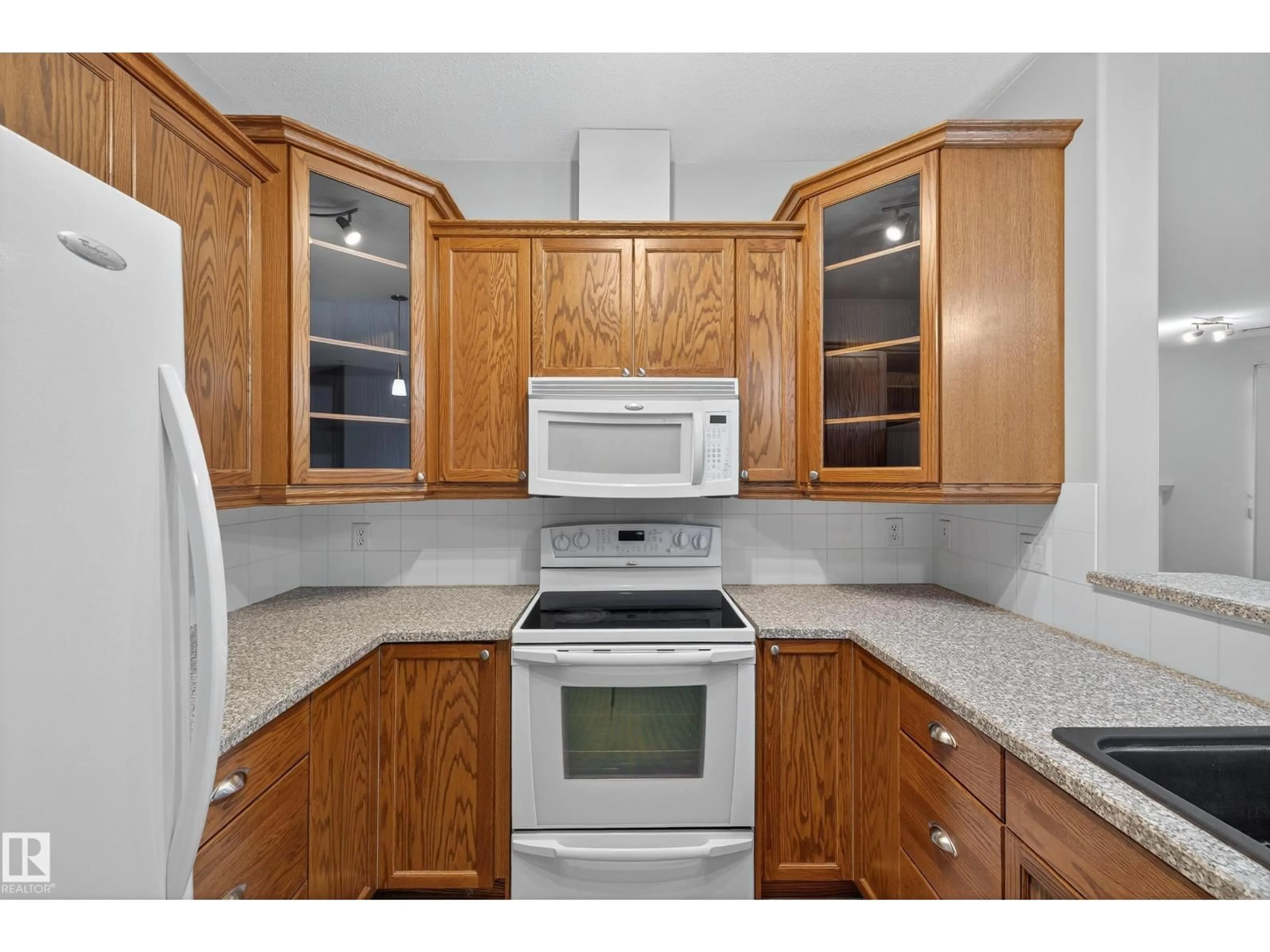 Standard kitchen, unknown for #112 - 2503 HANNA CR, Edmonton Alberta T6R0H1