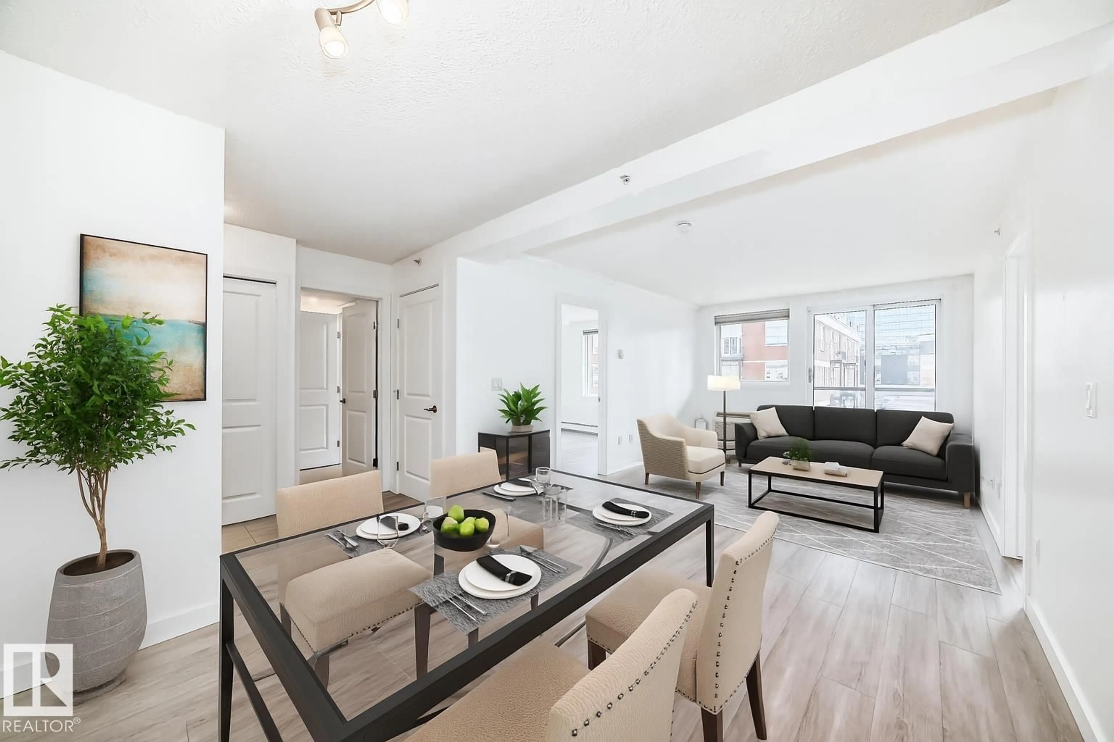 Living room with furniture, unknown for #304 - 10303 105 ST, Edmonton Alberta T5J5G3