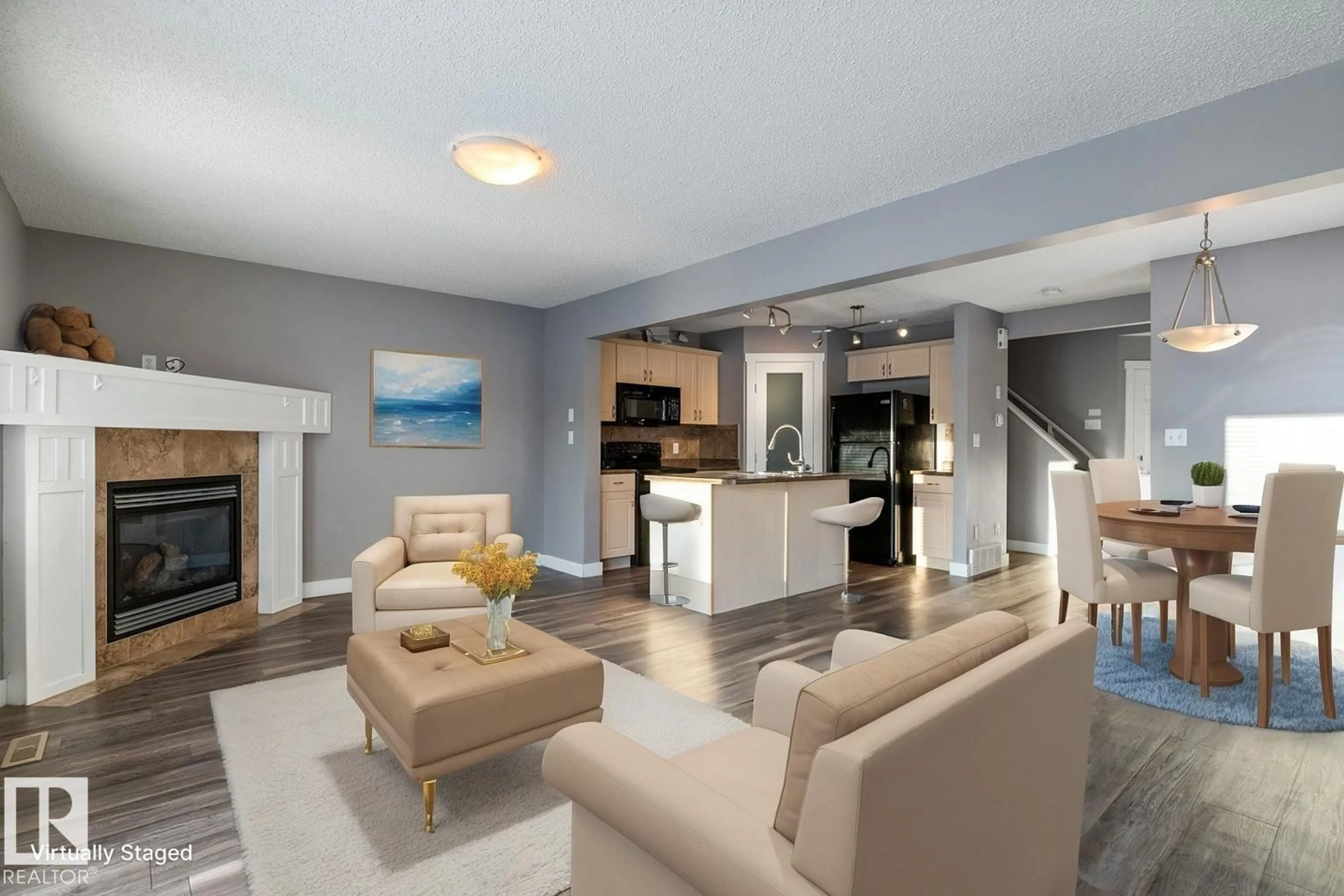 Living room with furniture, unknown for 1119 37B AV, Edmonton Alberta T6T0B9