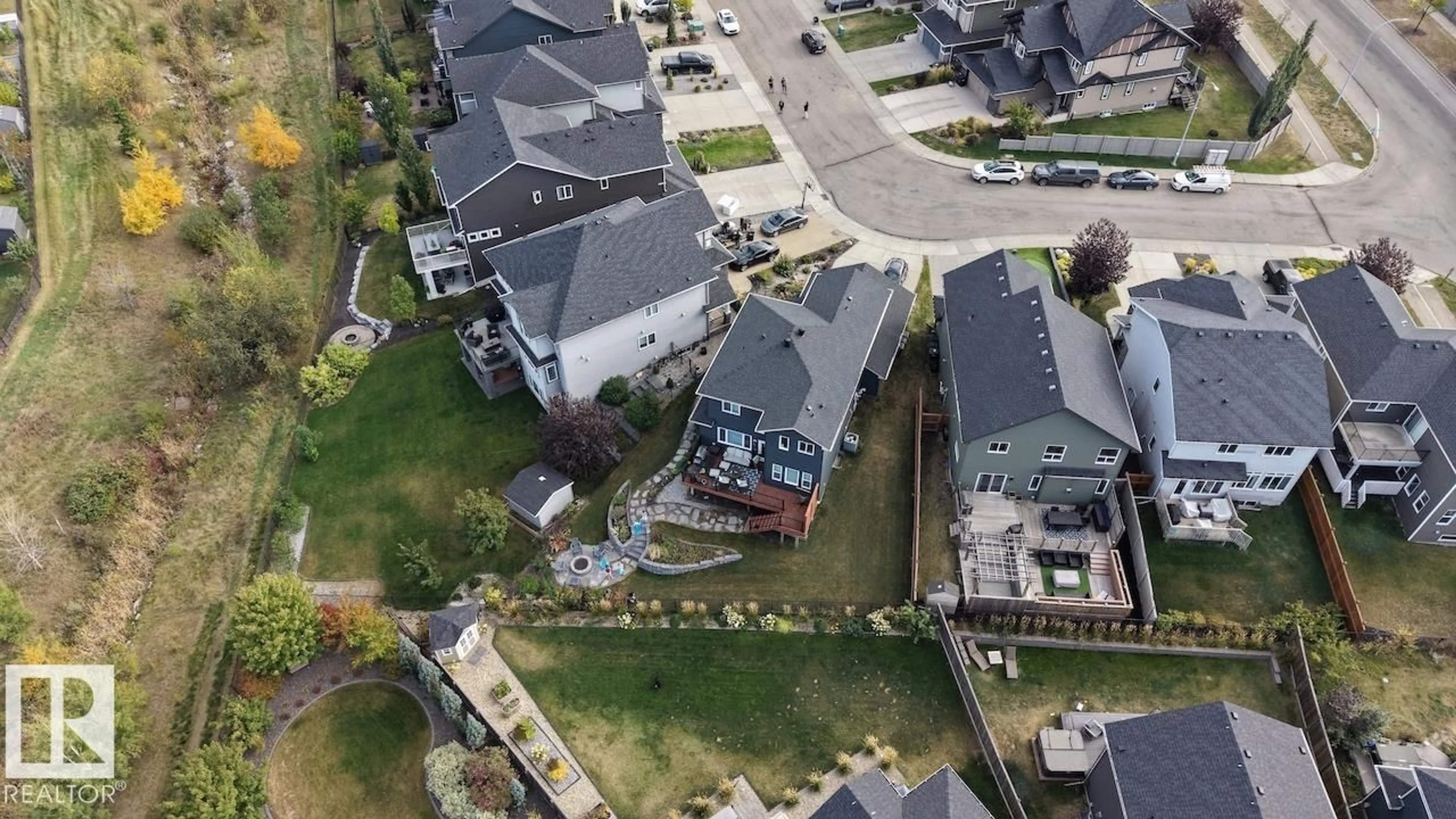 A pic from outside/outdoor area/front of a property/back of a property/a pic from drone, unknown for 7 ALTADENA PT, Sherwood Park Alberta T8H0V9