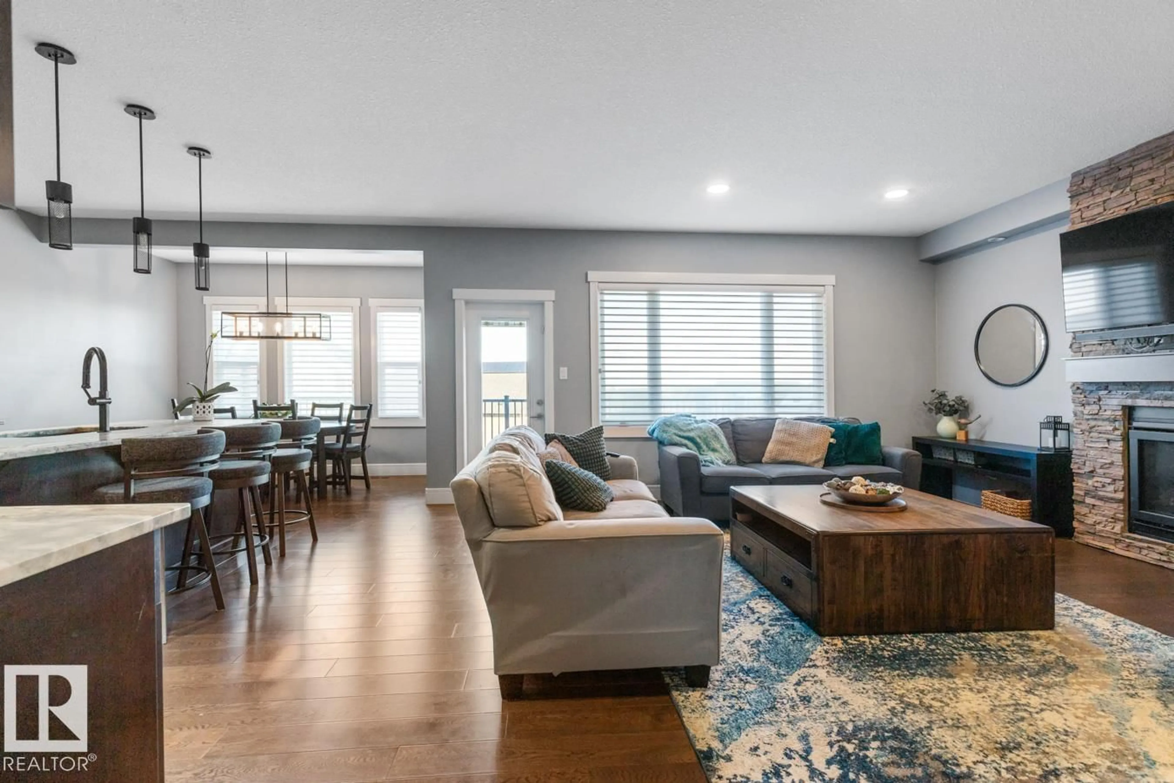 Living room with furniture, unknown for 7 ALTADENA PT, Sherwood Park Alberta T8H0V9