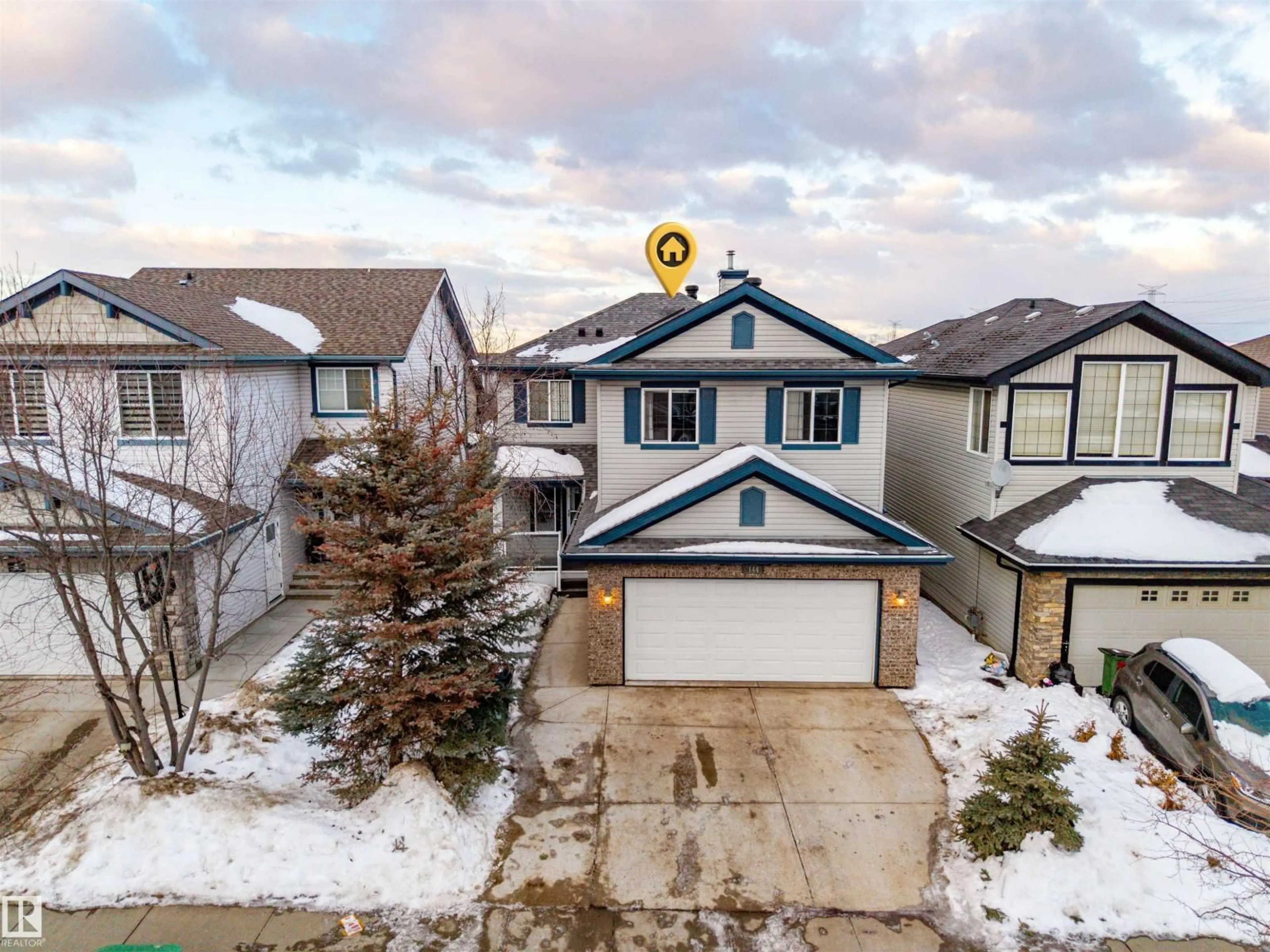 A pic from outside/outdoor area/front of a property/back of a property/a pic from drone, street for SW - 144 55 ST, Edmonton Alberta T1T1X1