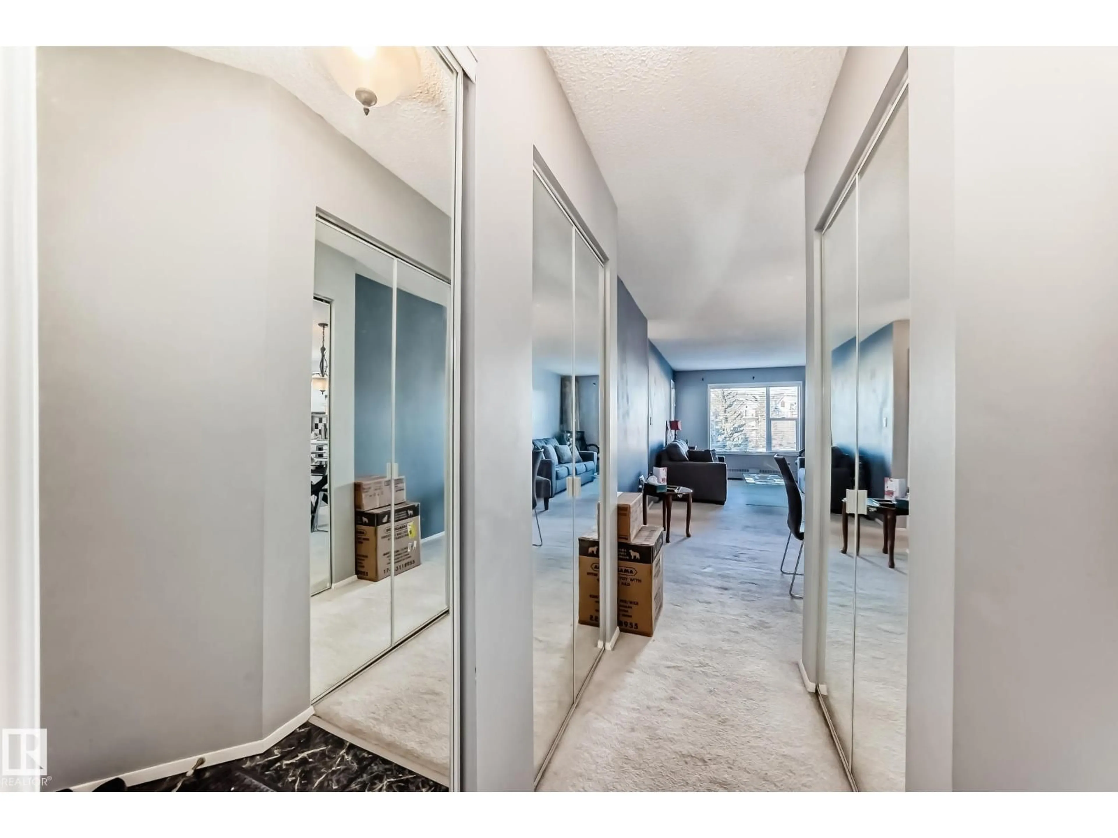 Indoor foyer for 347 - 10520 120 ST, Edmonton Alberta T5H4L7