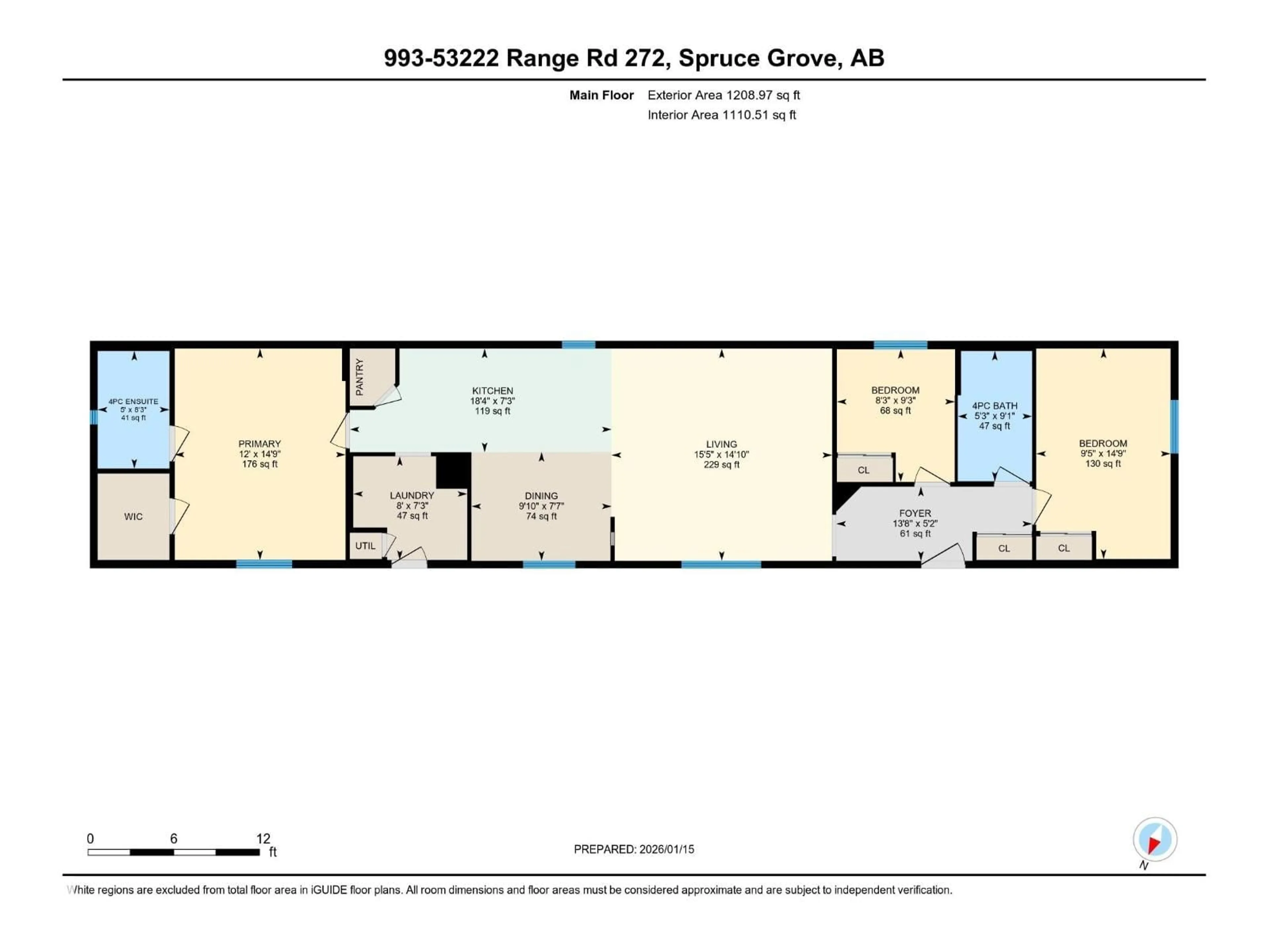 Floor plan for 53222 - 993 RANGE ROAD 272, Rural Parkland County Alberta T7X4K4