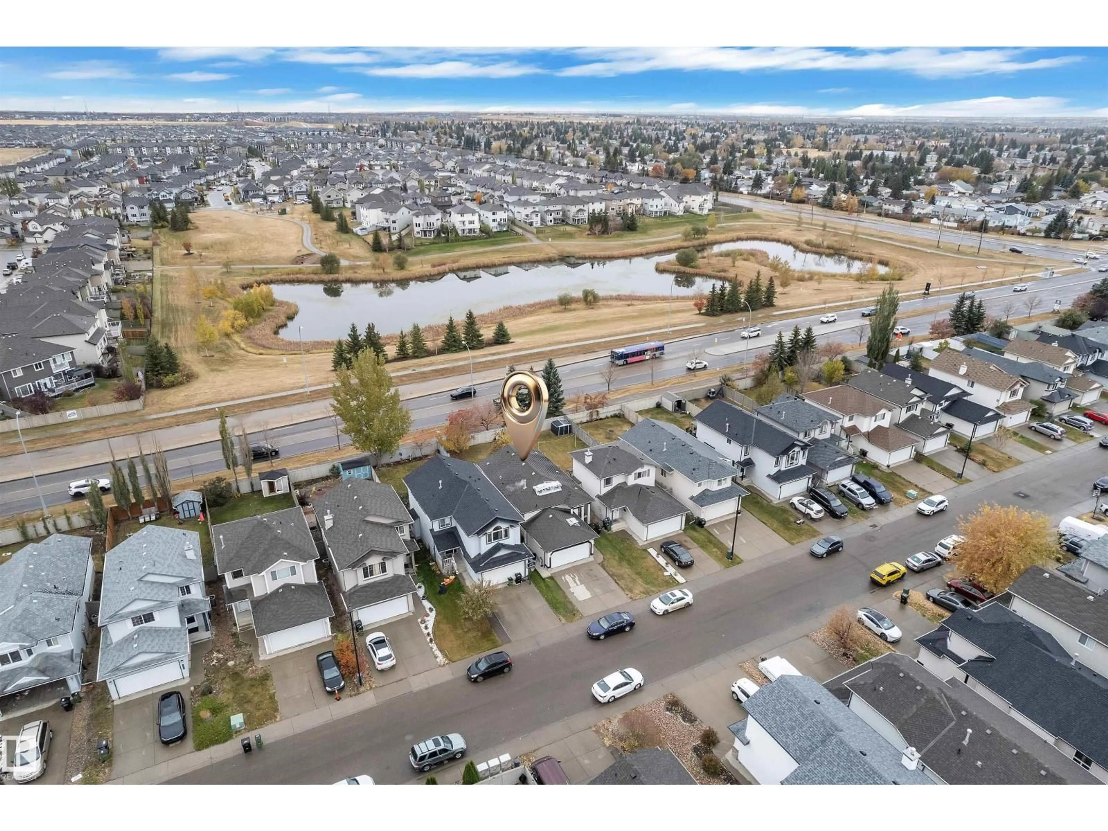 A pic from outside/outdoor area/front of a property/back of a property/a pic from drone, street for 3307 24 AV, Edmonton Alberta T6T1Y6