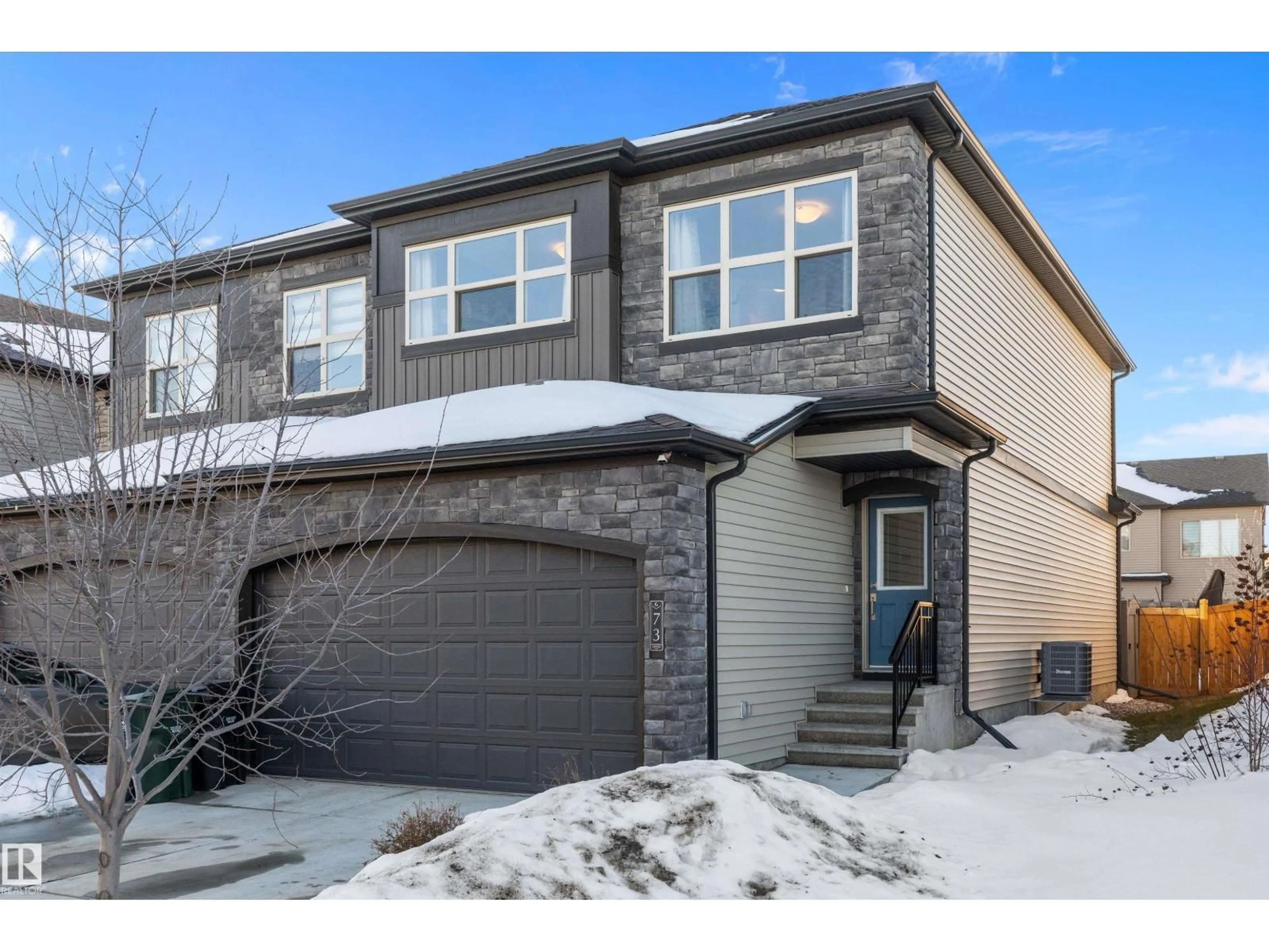 Home with brick exterior material, street for 73 GARNEAU GA, Spruce Grove Alberta T7X0Z7