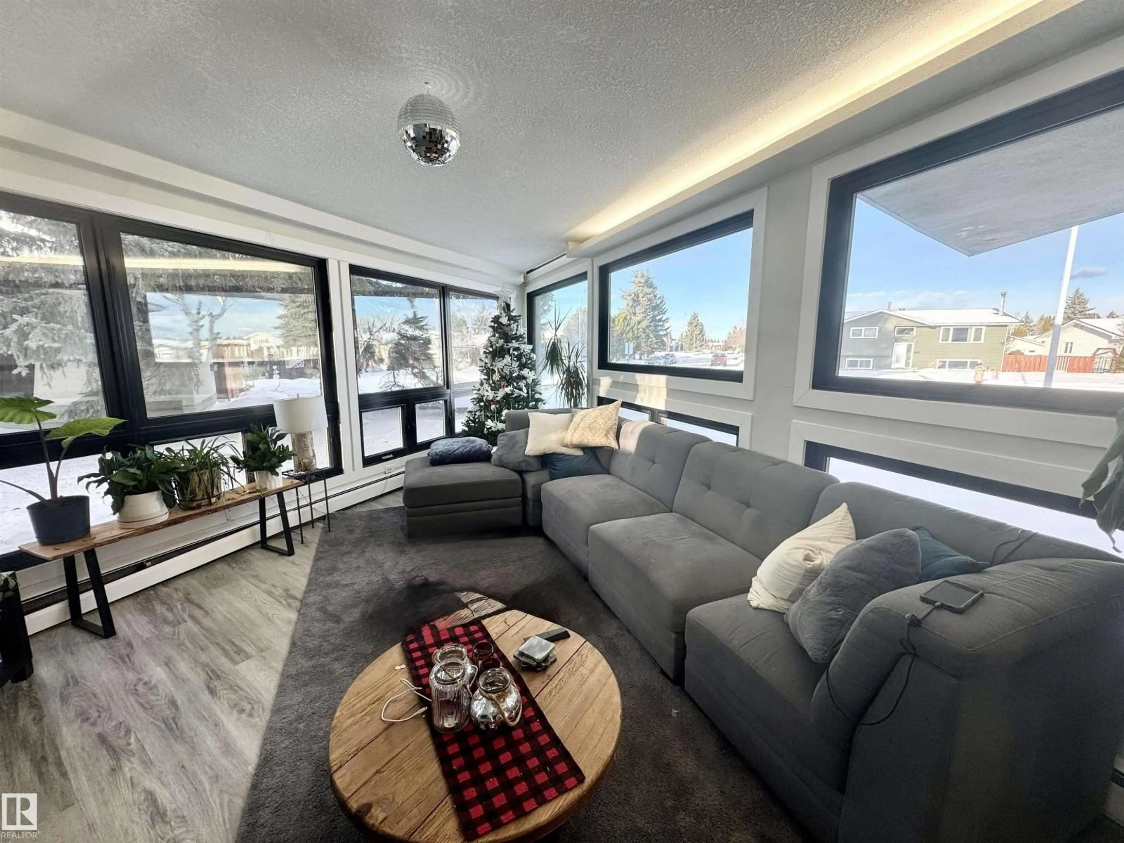 Living room with furniture, unknown for 9535 147 AV, Edmonton Alberta T5E2K5