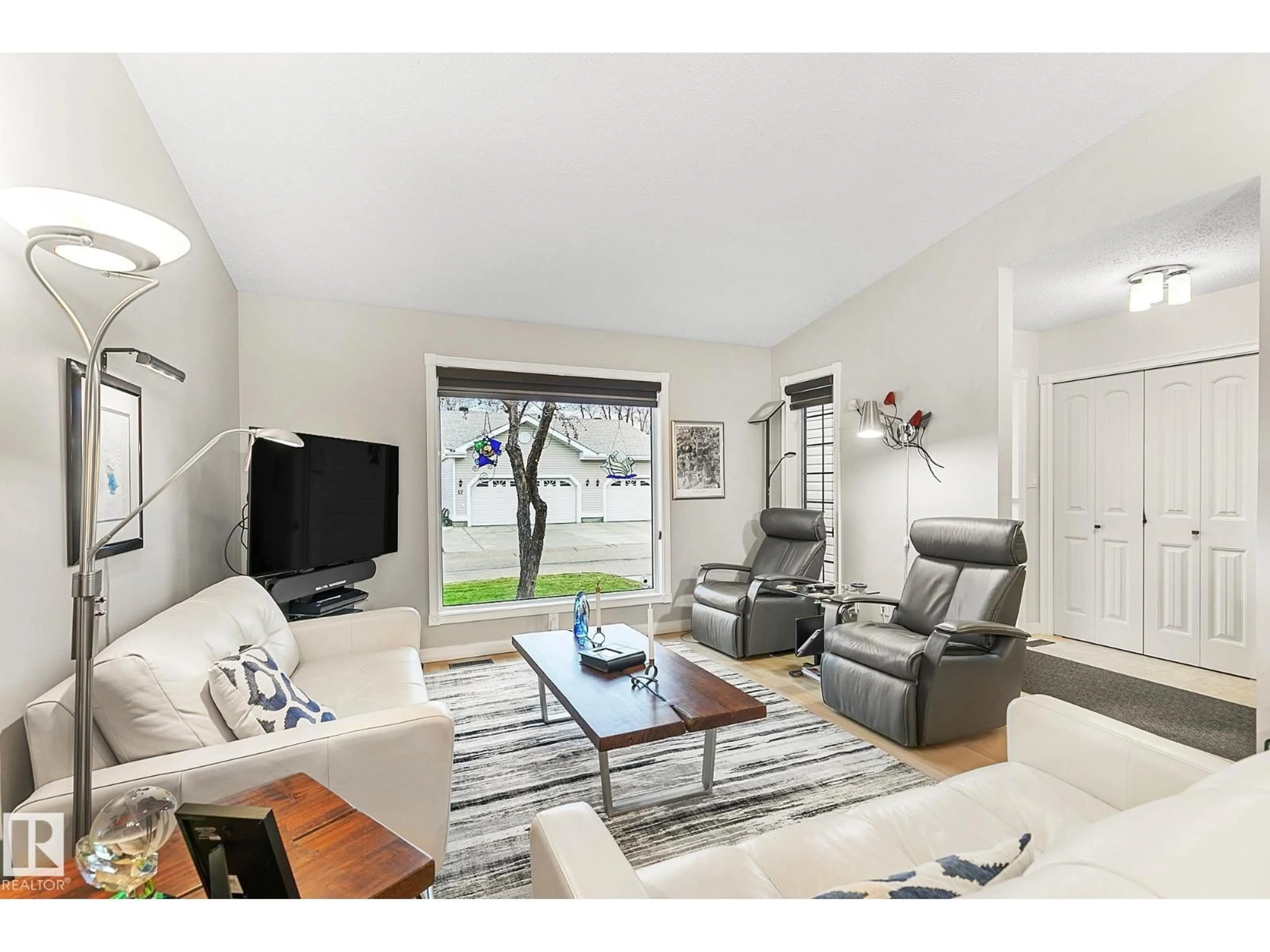 Living room with furniture, unknown for #32 - 9704 165 ST NW, Edmonton Alberta T5P4W4