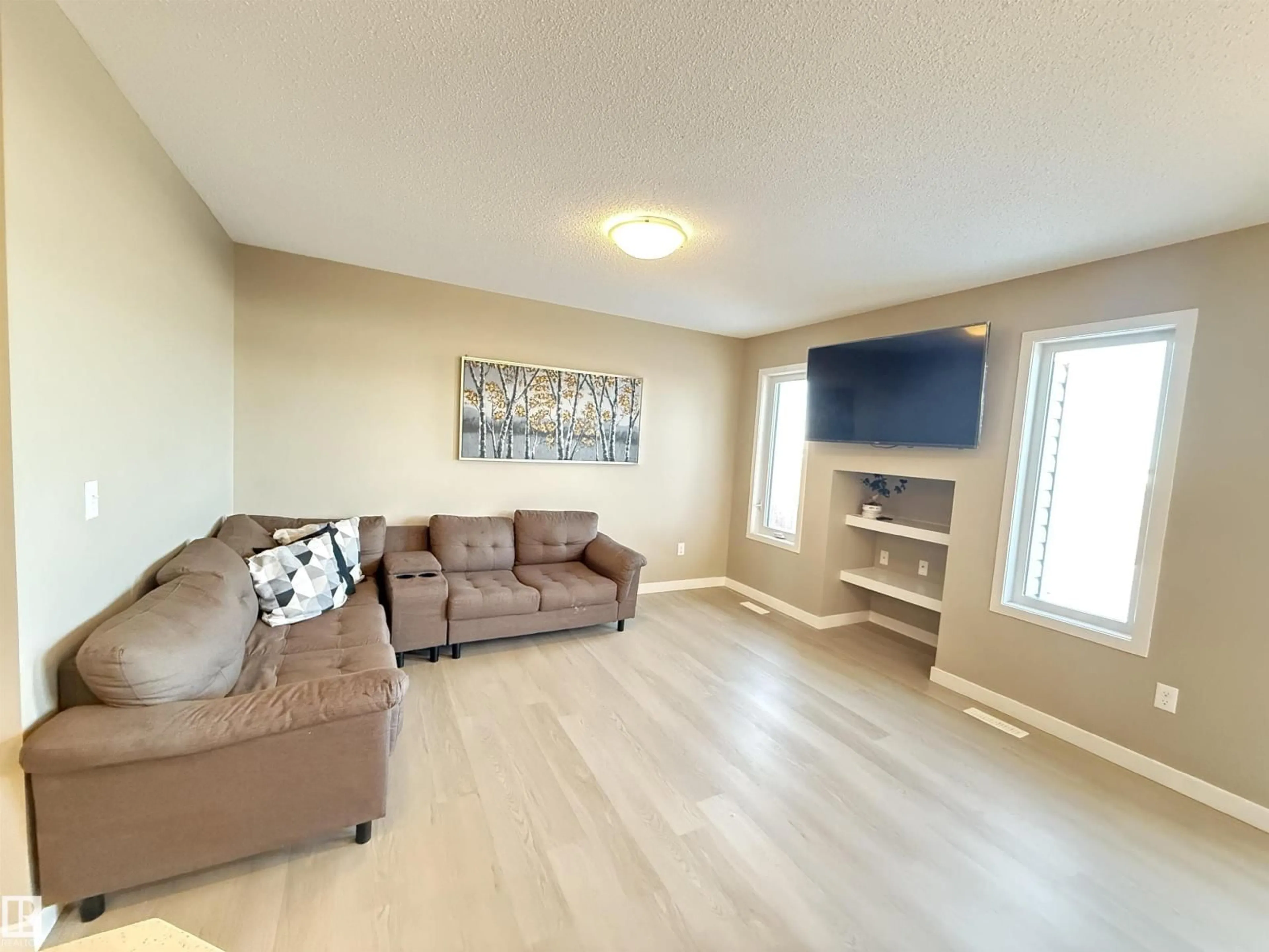 Living room with furniture, unknown for NW - 17633 120 ST, Edmonton Alberta T5X0K8