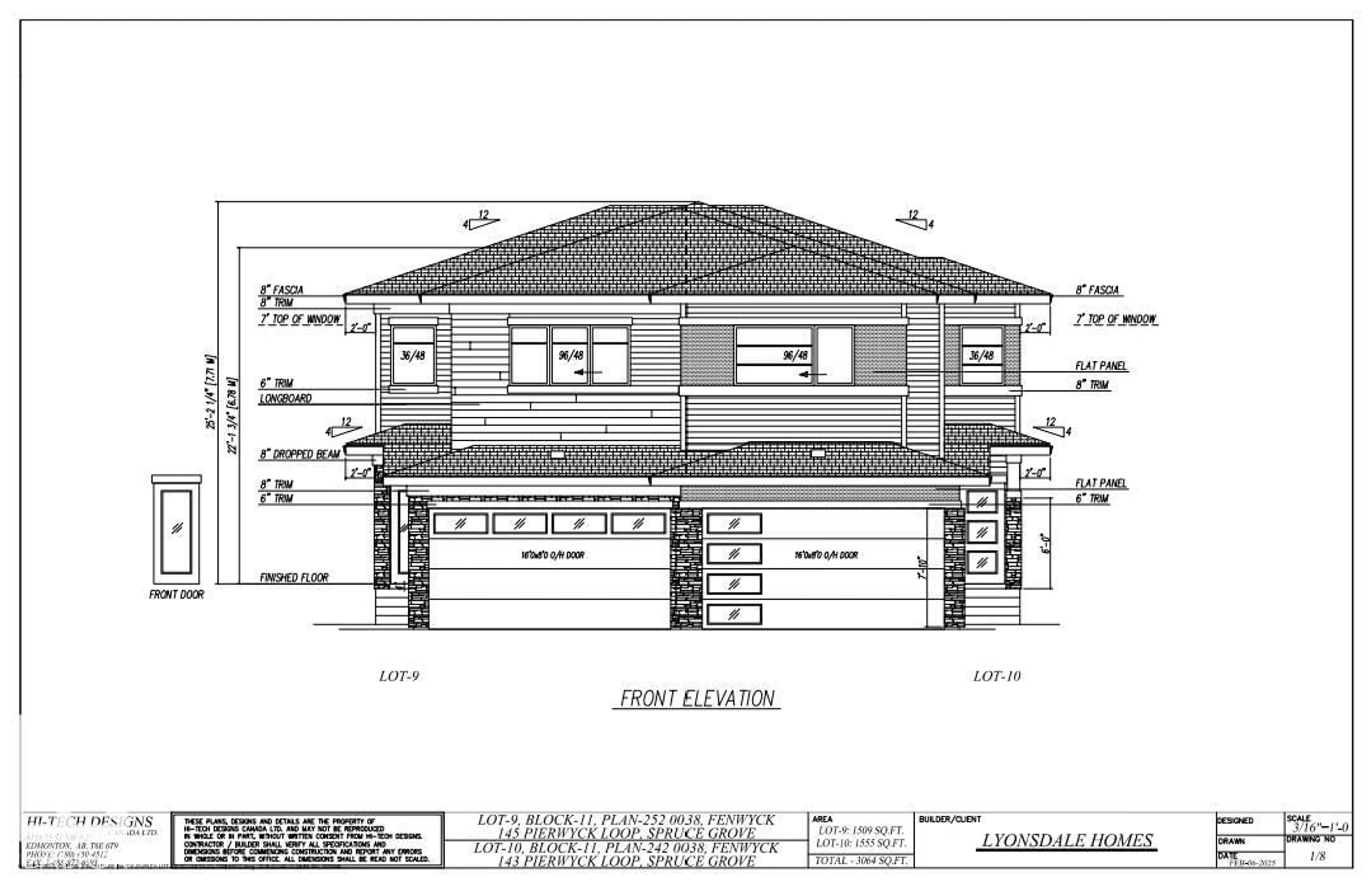 Floor plan for 145 PIERWYCK LO, Spruce Grove Alberta T7X3H1