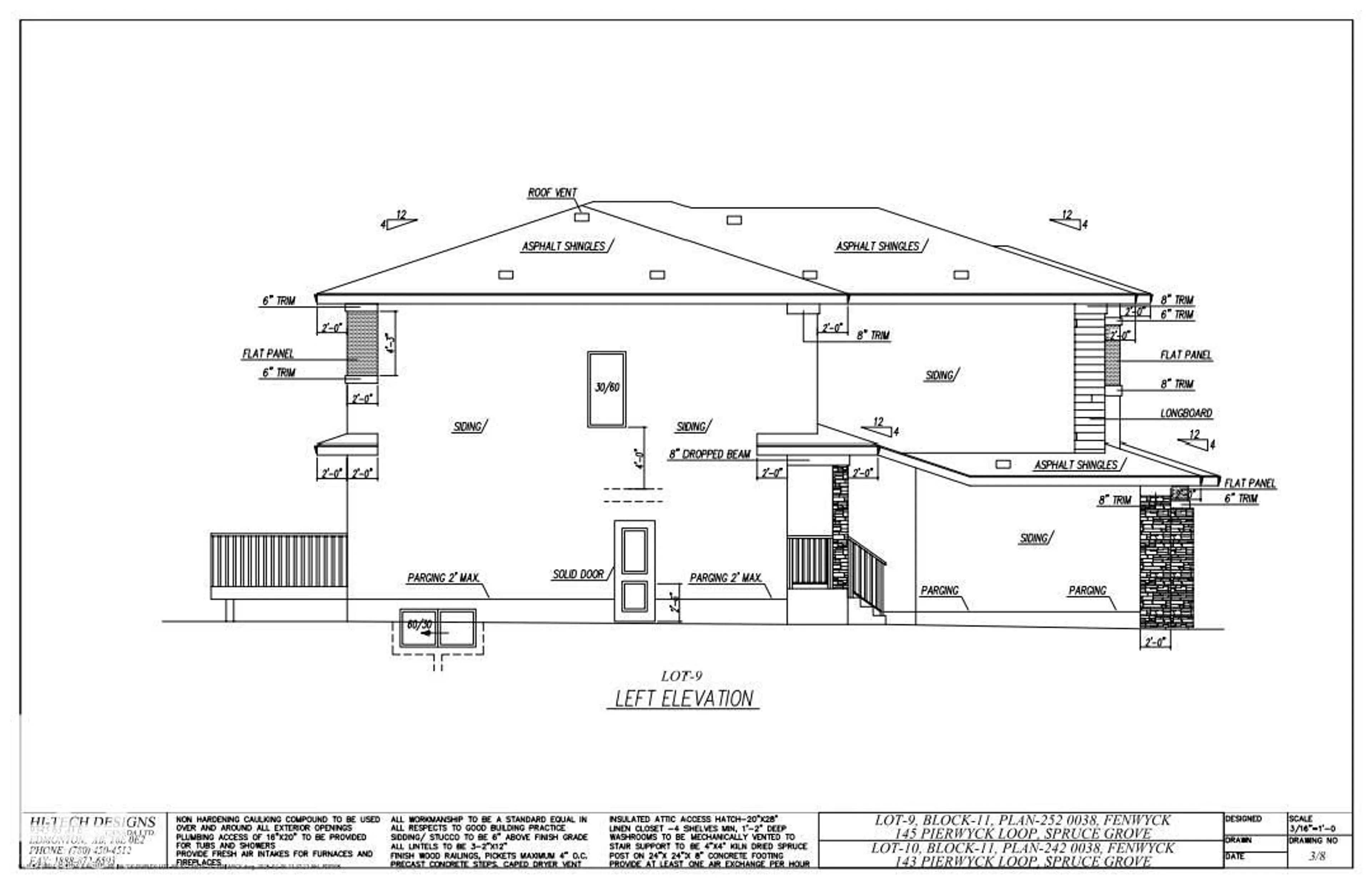 Floor plan for 145 PIERWYCK LO, Spruce Grove Alberta T7X3H1
