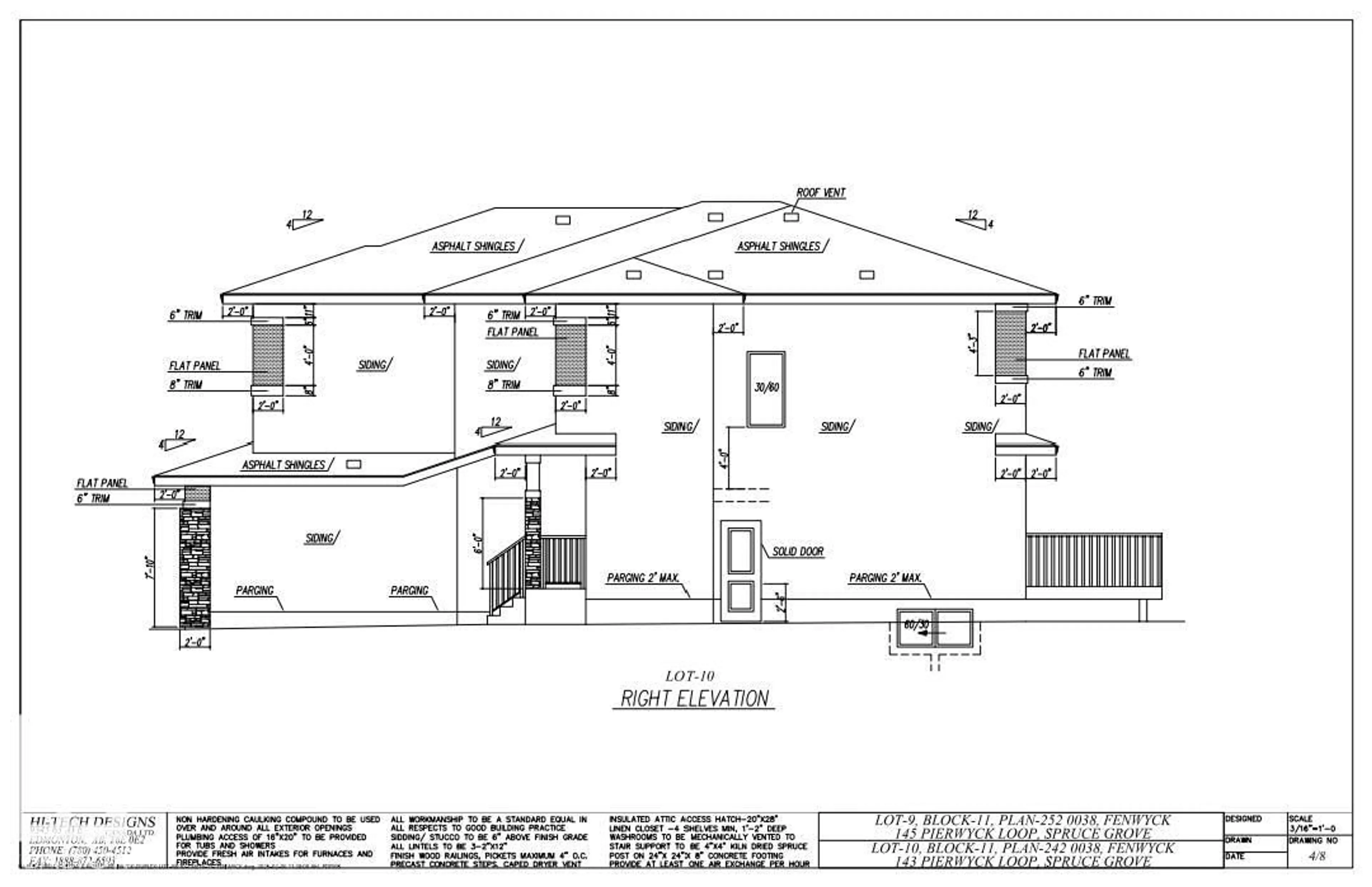Floor plan for 145 PIERWYCK LO, Spruce Grove Alberta T7X3H1