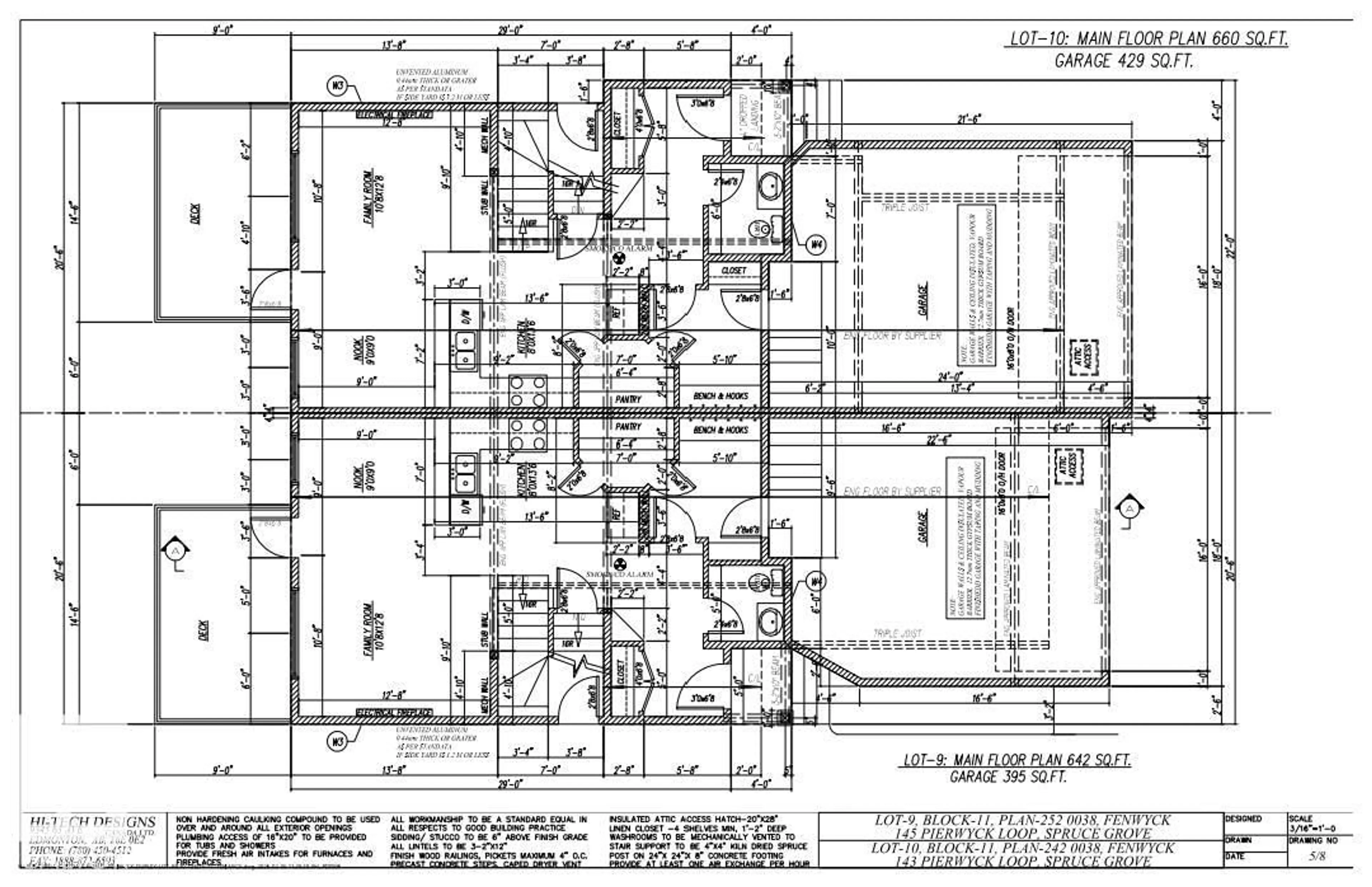 Floor plan for 145 PIERWYCK LO, Spruce Grove Alberta T7X3H1