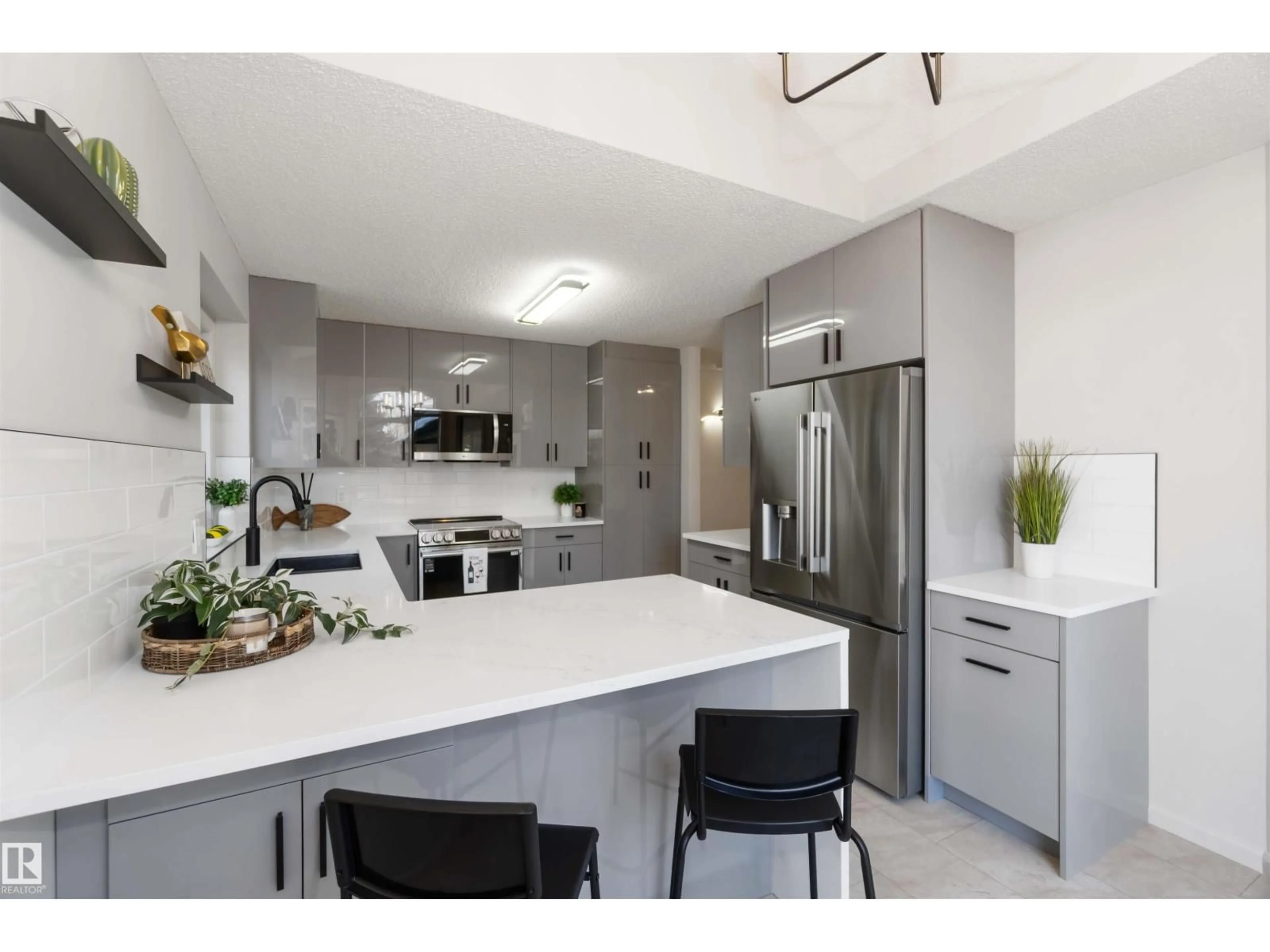 Open concept kitchen, ceramic/tile floor for 1034 CARTER CREST RD, Edmonton Alberta T6R2K2