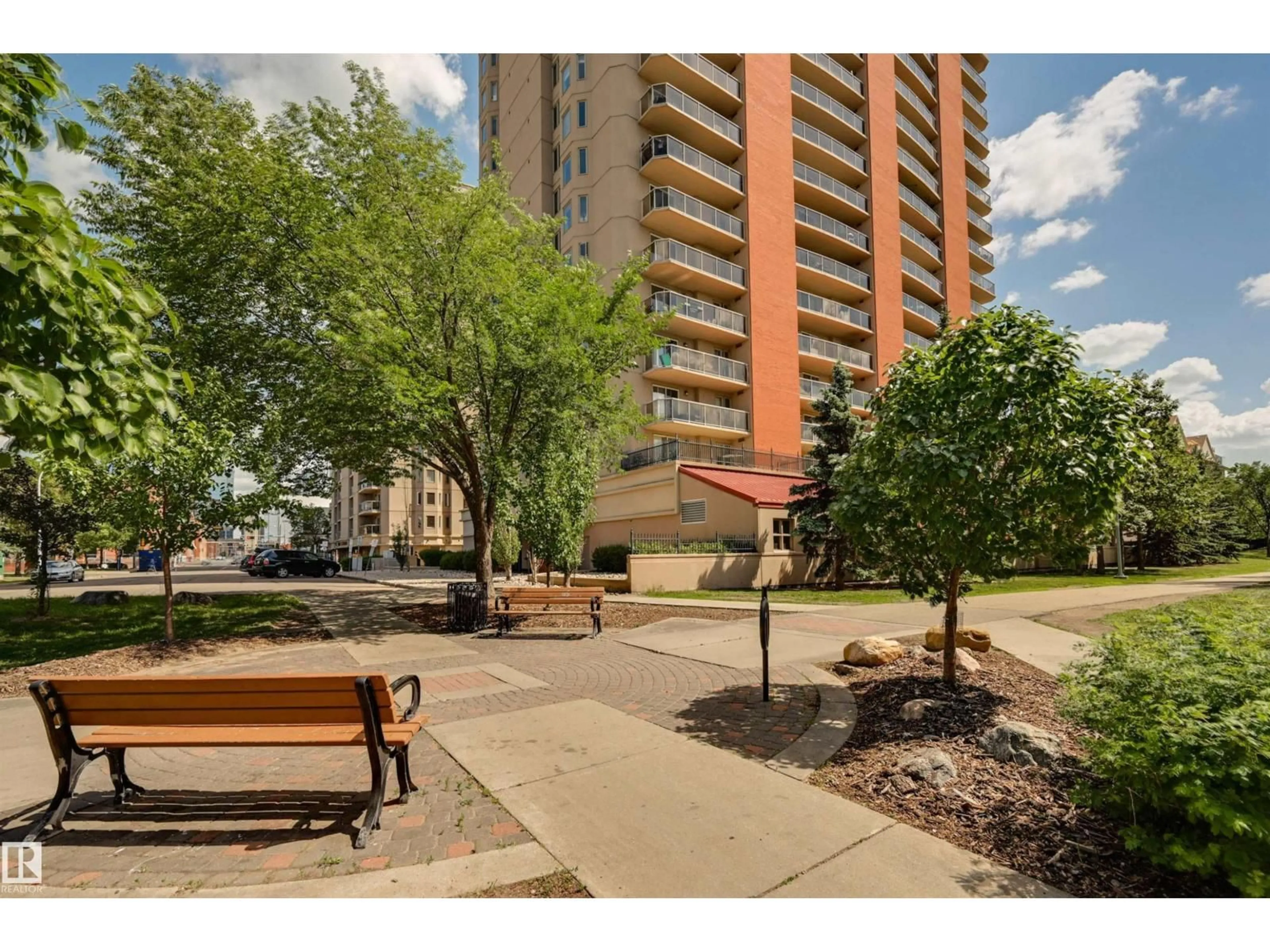 Patio, street for #306 - 10909 103 AV, Edmonton Alberta T5K2W7