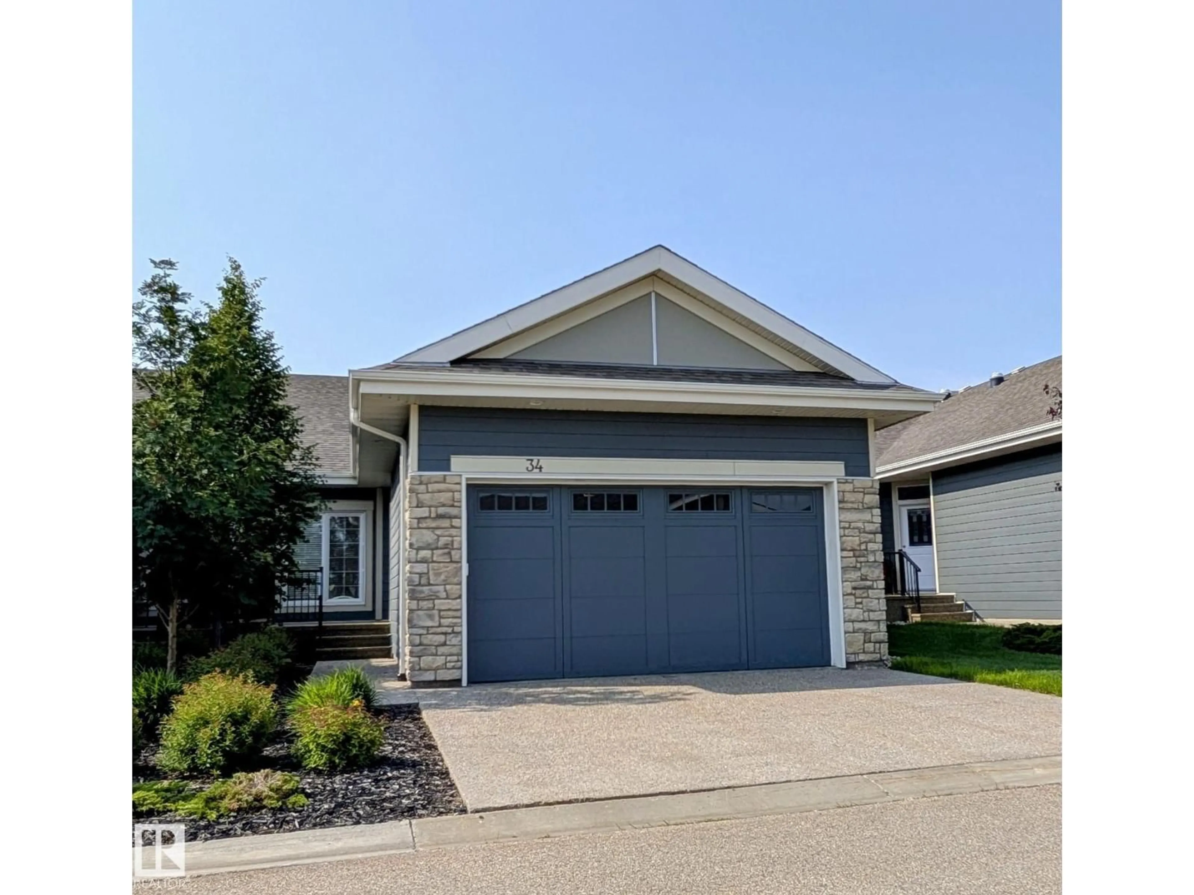 Home with vinyl exterior material, street for #34 - 3090 CAMERON HEIGHTS WY, Edmonton Alberta T6M0R1