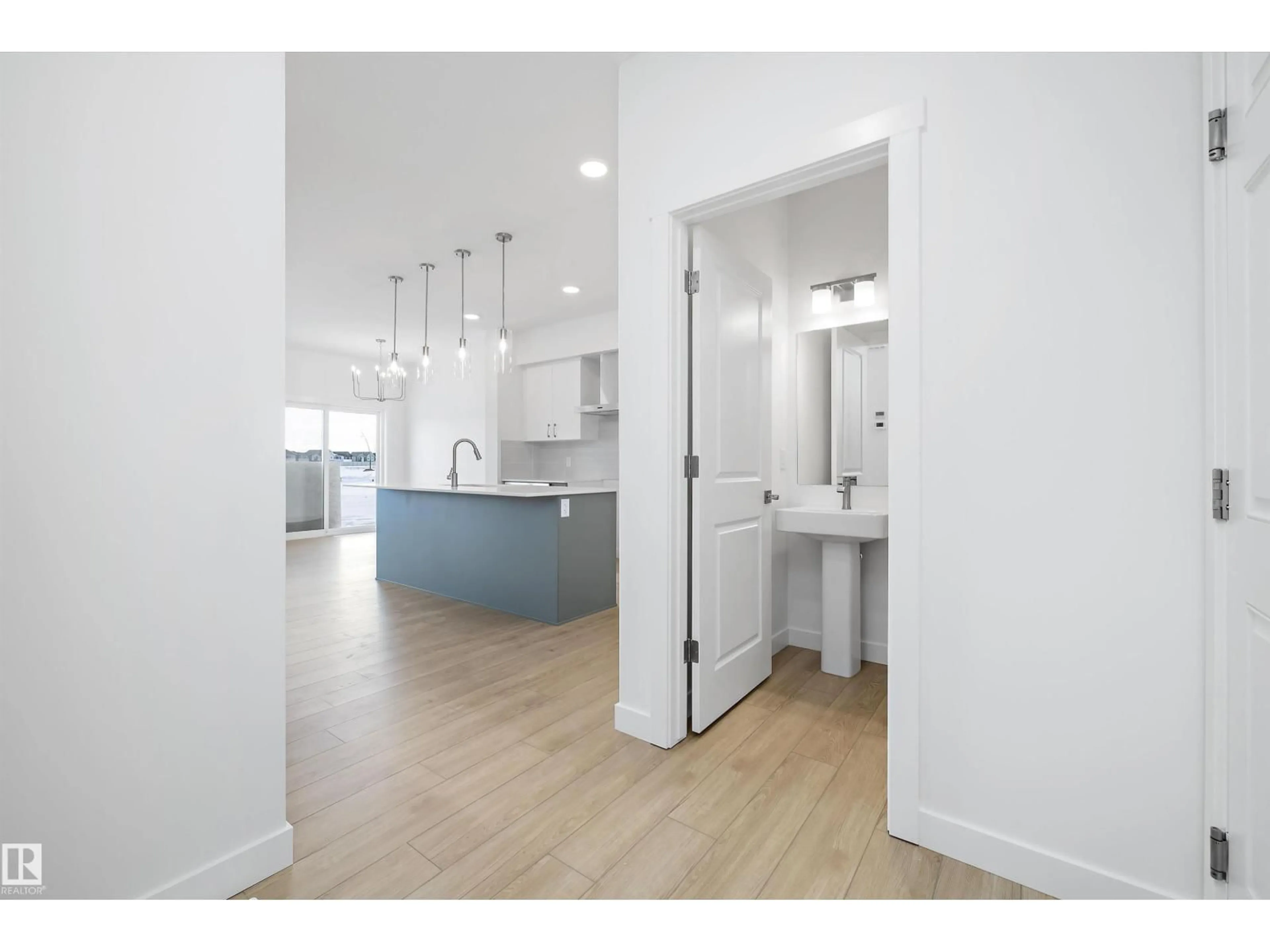 Open concept kitchen, unknown for 18919 28 AV, Edmonton Alberta T6M3H9