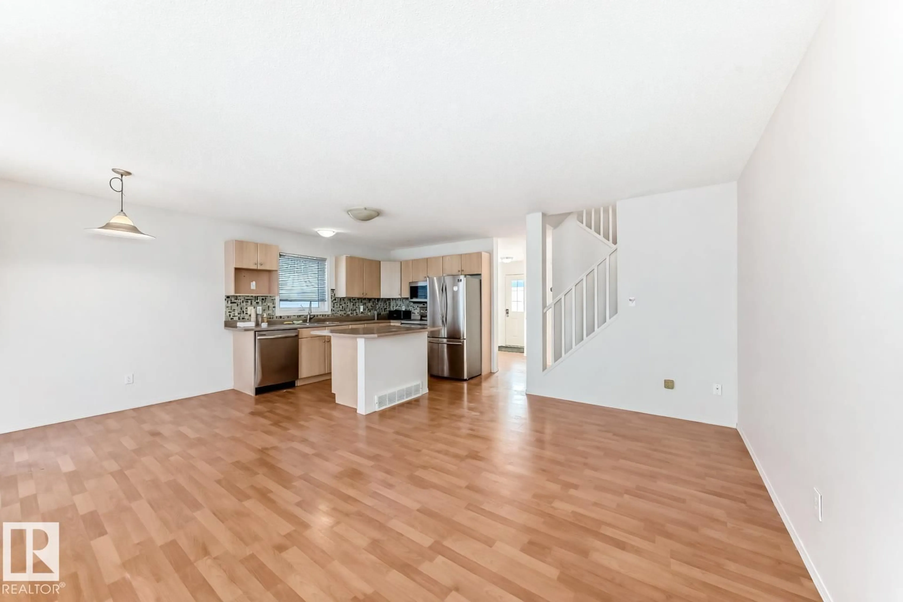 Open concept kitchen, unknown for #42 - 2021 GRANTHAM CT, Edmonton Alberta T5T6V7