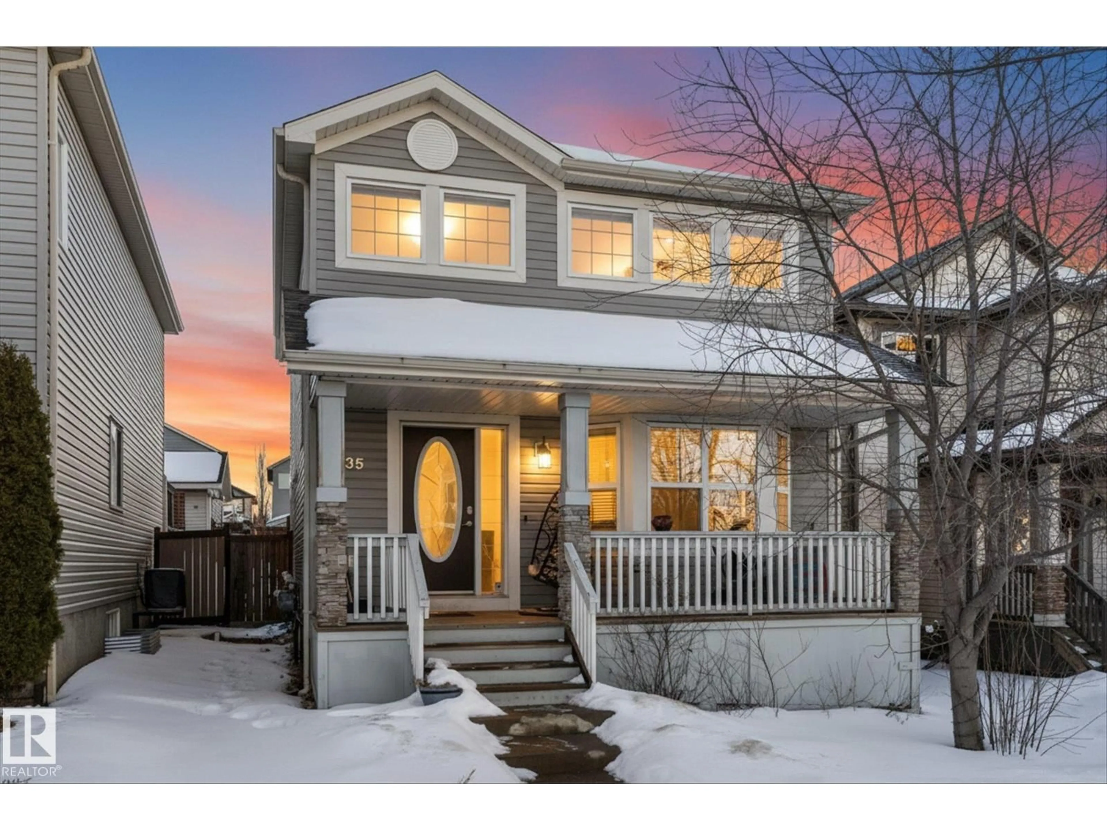 Home with vinyl exterior material, street for 35 SPRUCE VILLAGE DR, Spruce Grove Alberta T7X0H2