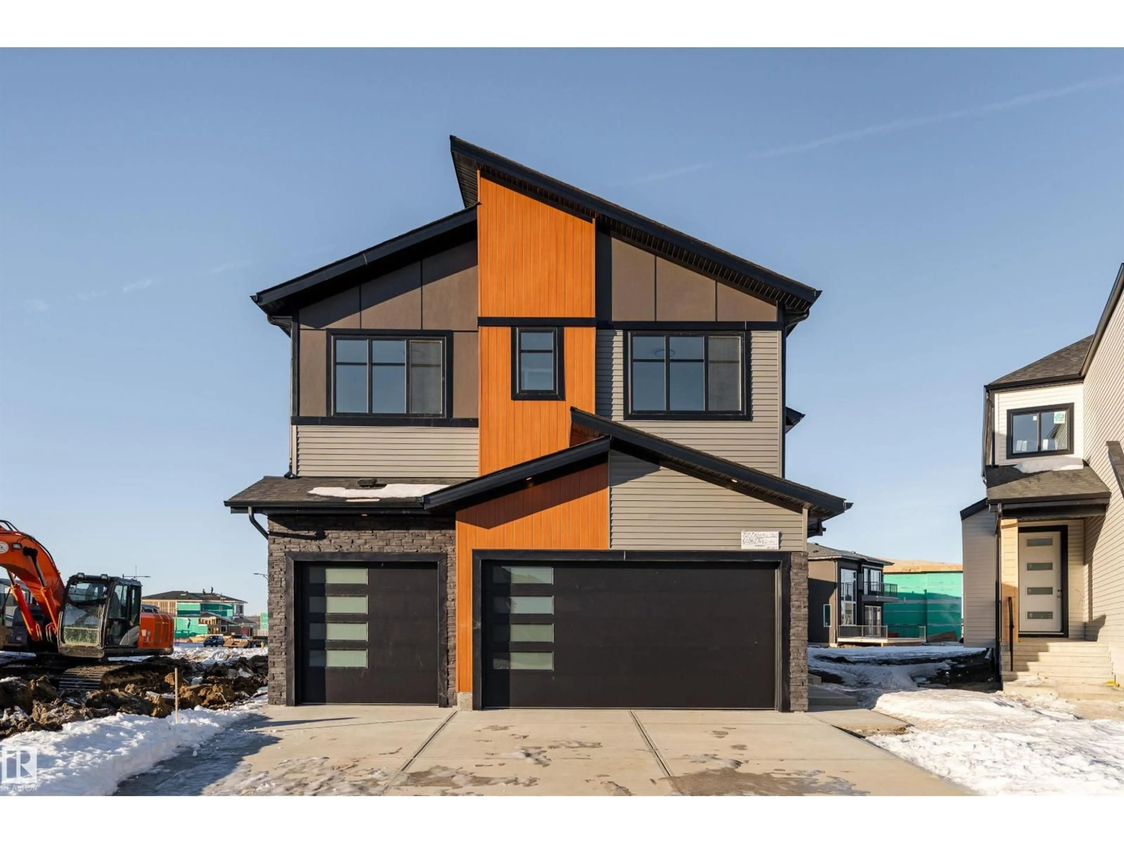 Home with brick exterior material, street for SW - 7077 KIVIAQ CR, Edmonton Alberta T6W5R3