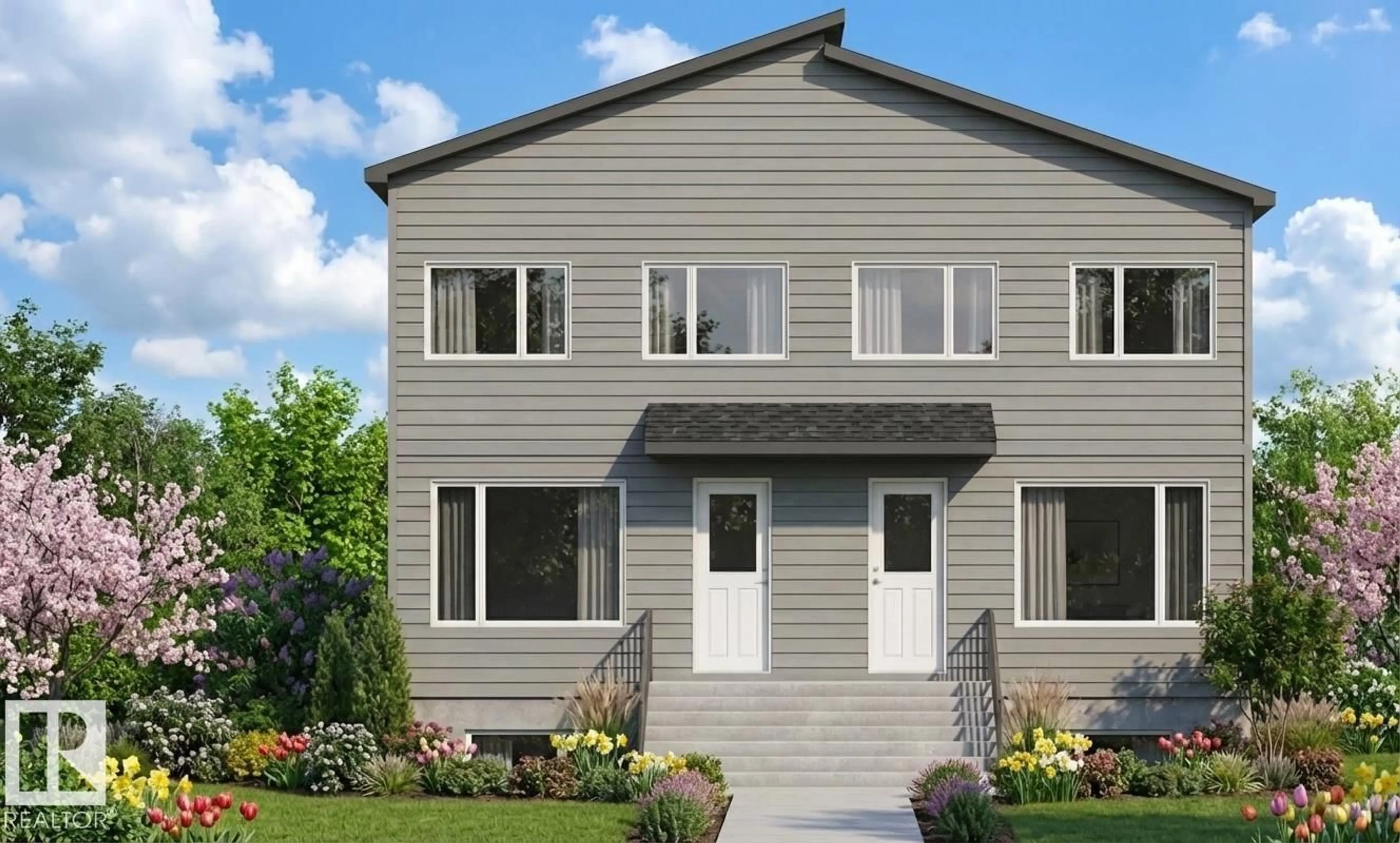 Home with vinyl exterior material, street for 9519 151 ST, Edmonton Alberta T5P1S2