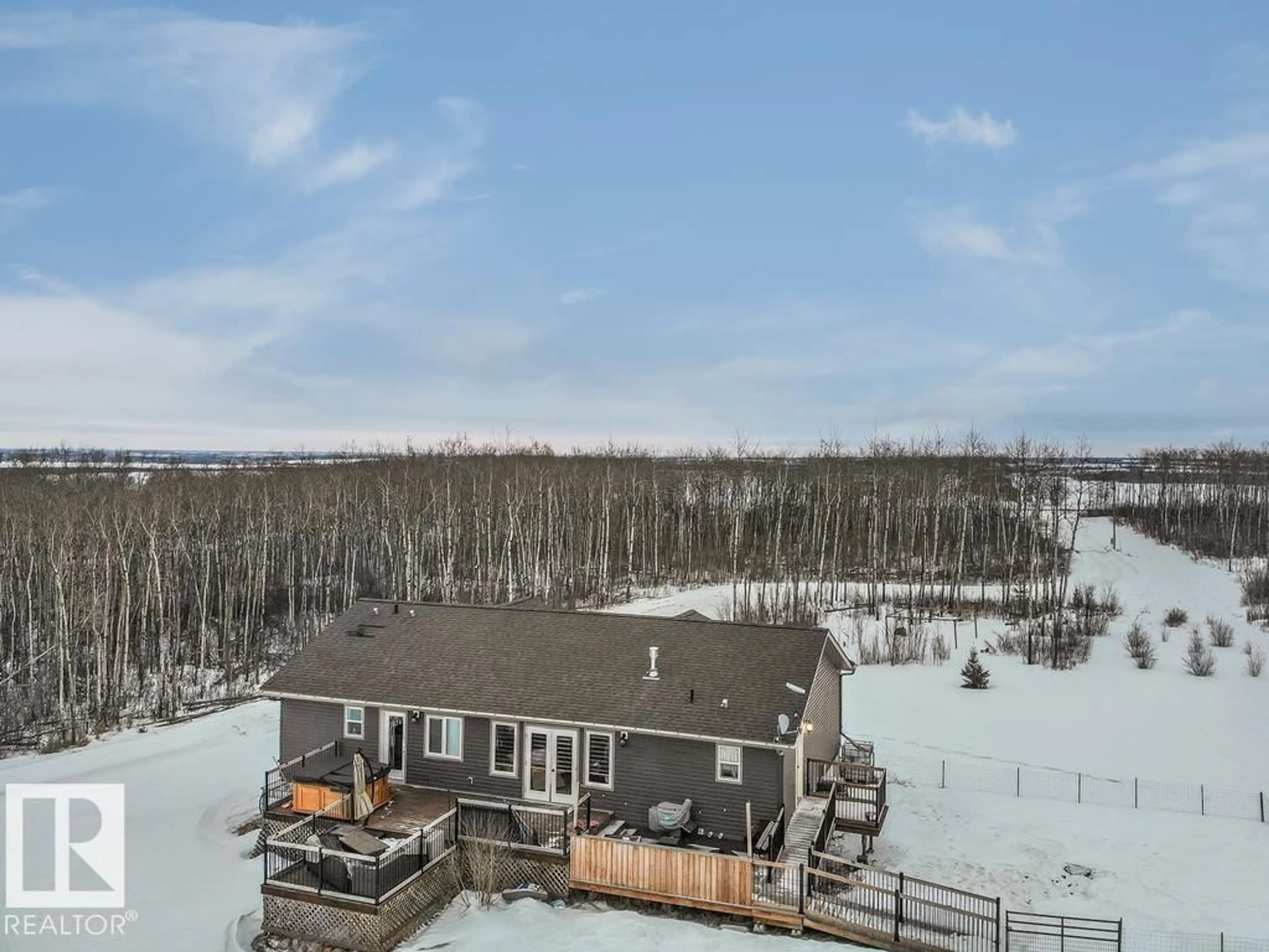 A pic from outside/outdoor area/front of a property/back of a property/a pic from drone, unknown for 60308 RGE RD 471, Rural Bonnyville M.D. Alberta T9N2H9