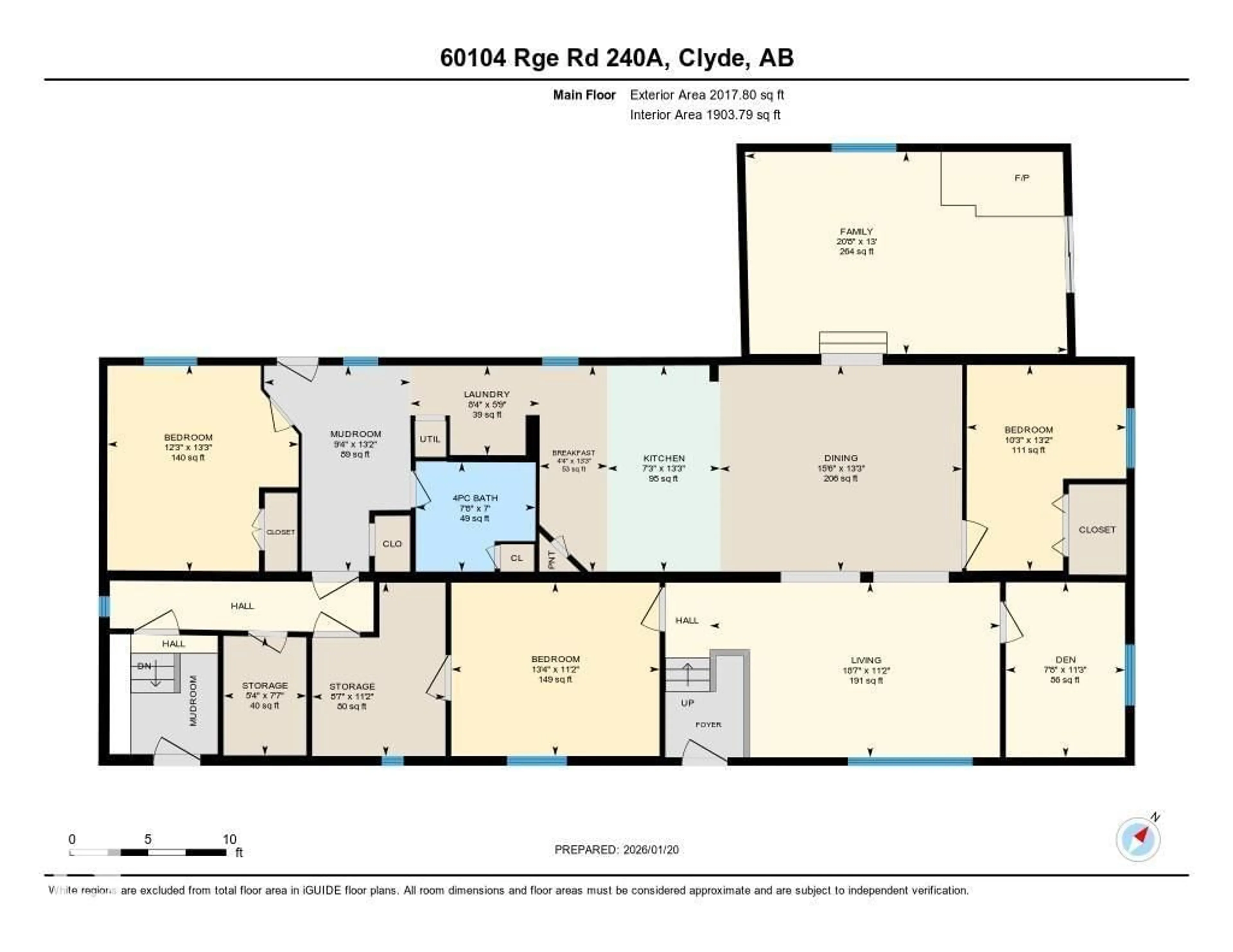 Floor plan for 60104 RGE ROAD 240 A, Rural Westlock County Alberta T0G0P0