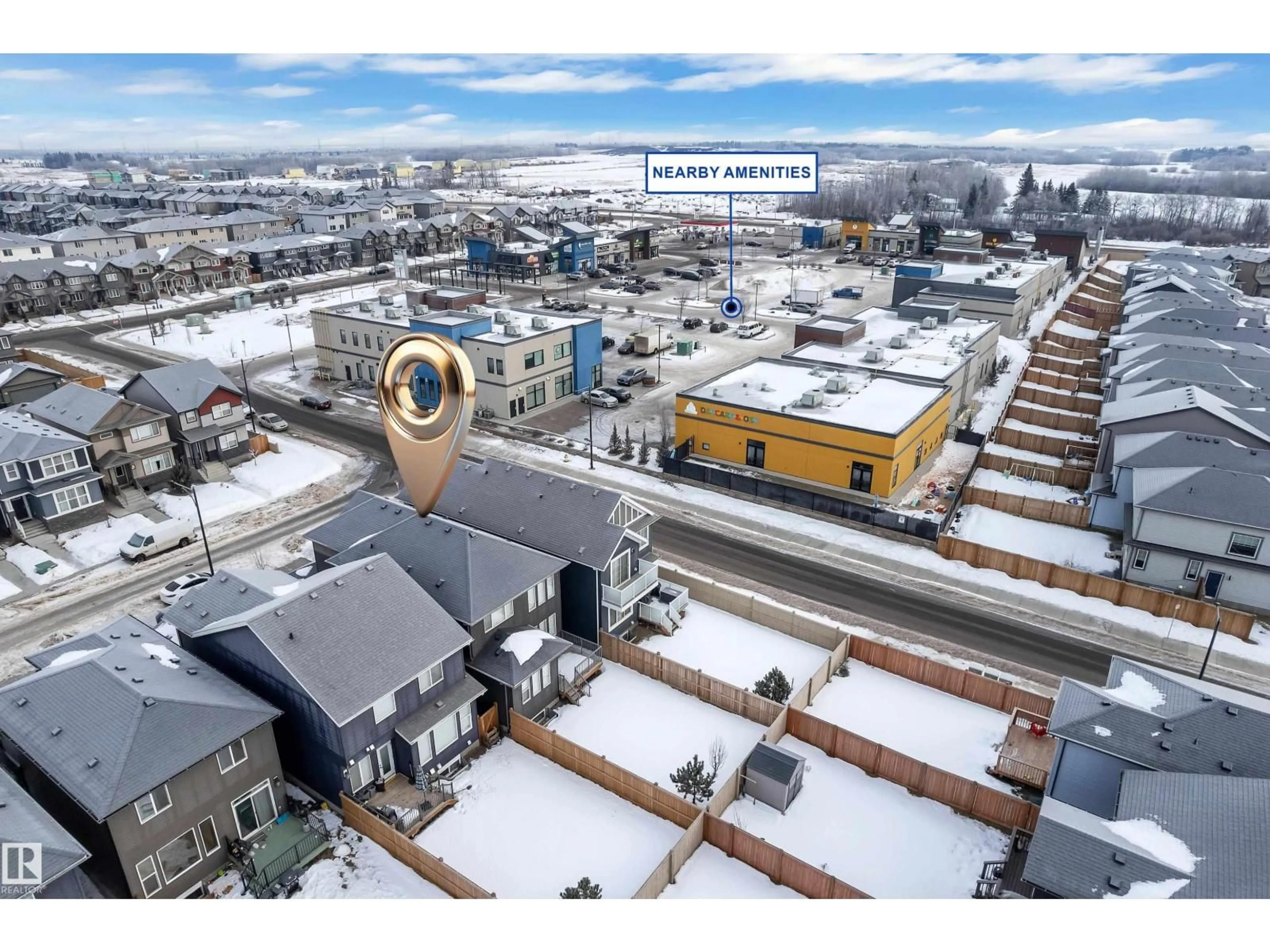 A pic from outside/outdoor area/front of a property/back of a property/a pic from drone, city buildings view from balcony for SW - 5209 22A AV, Edmonton Alberta T6X2Y1