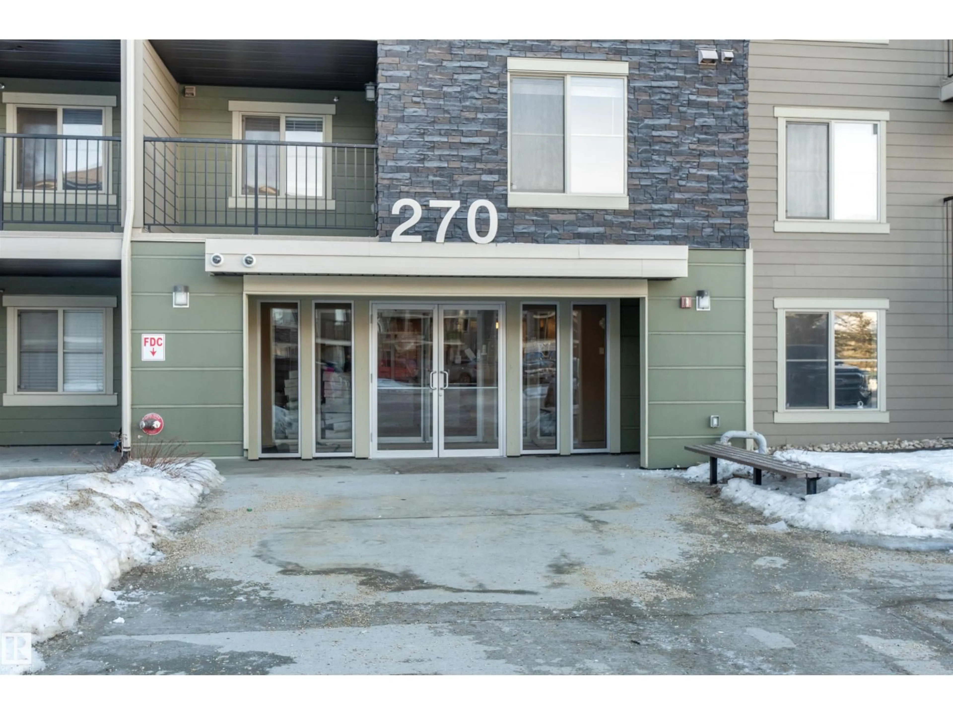 Indoor foyer for #313 - 270 MCCONACHIE DR, Edmonton Alberta T5Y3N4