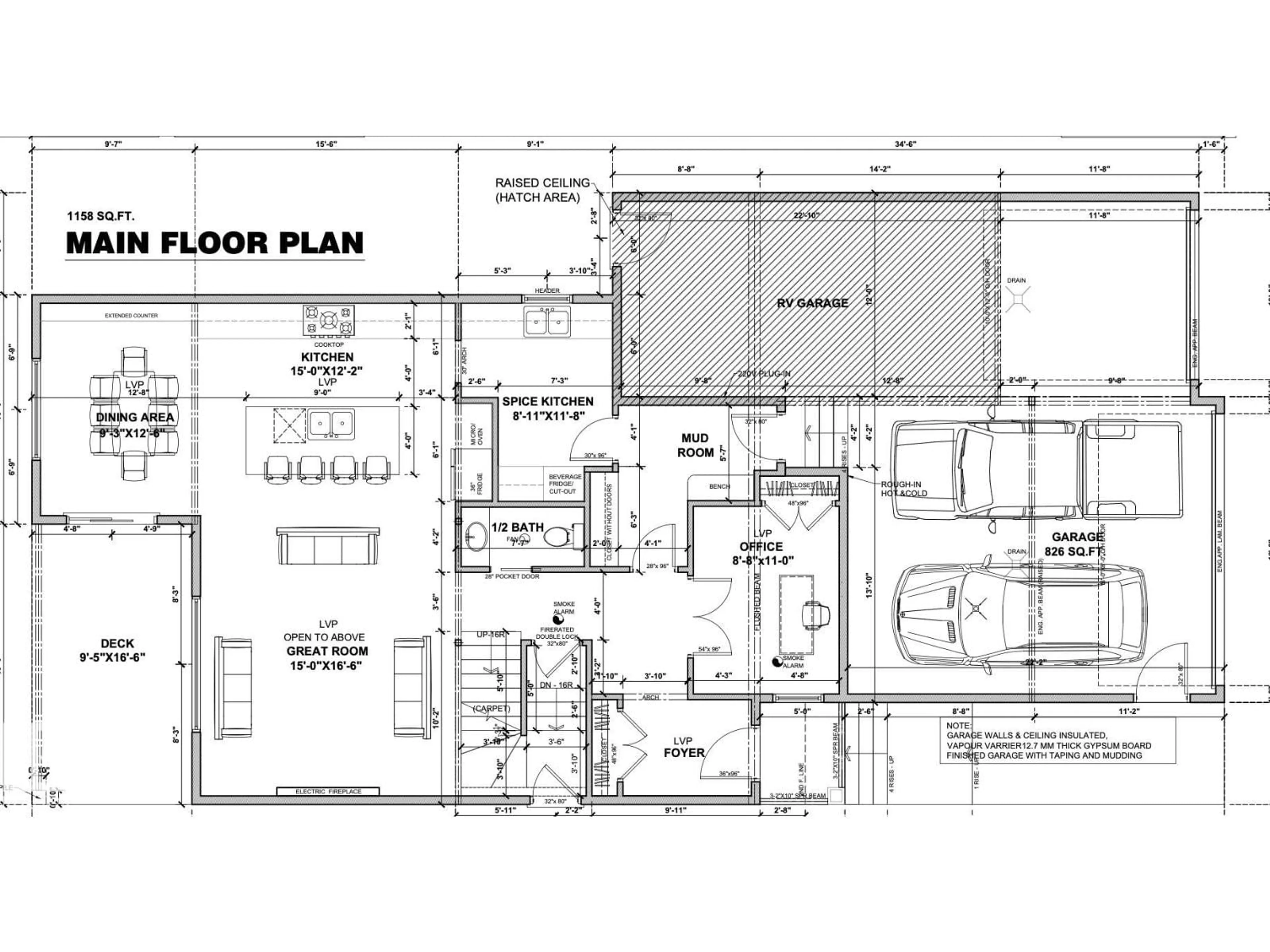Floor plan for 18 BAKER ST, Ardrossan Alberta T8E0B6