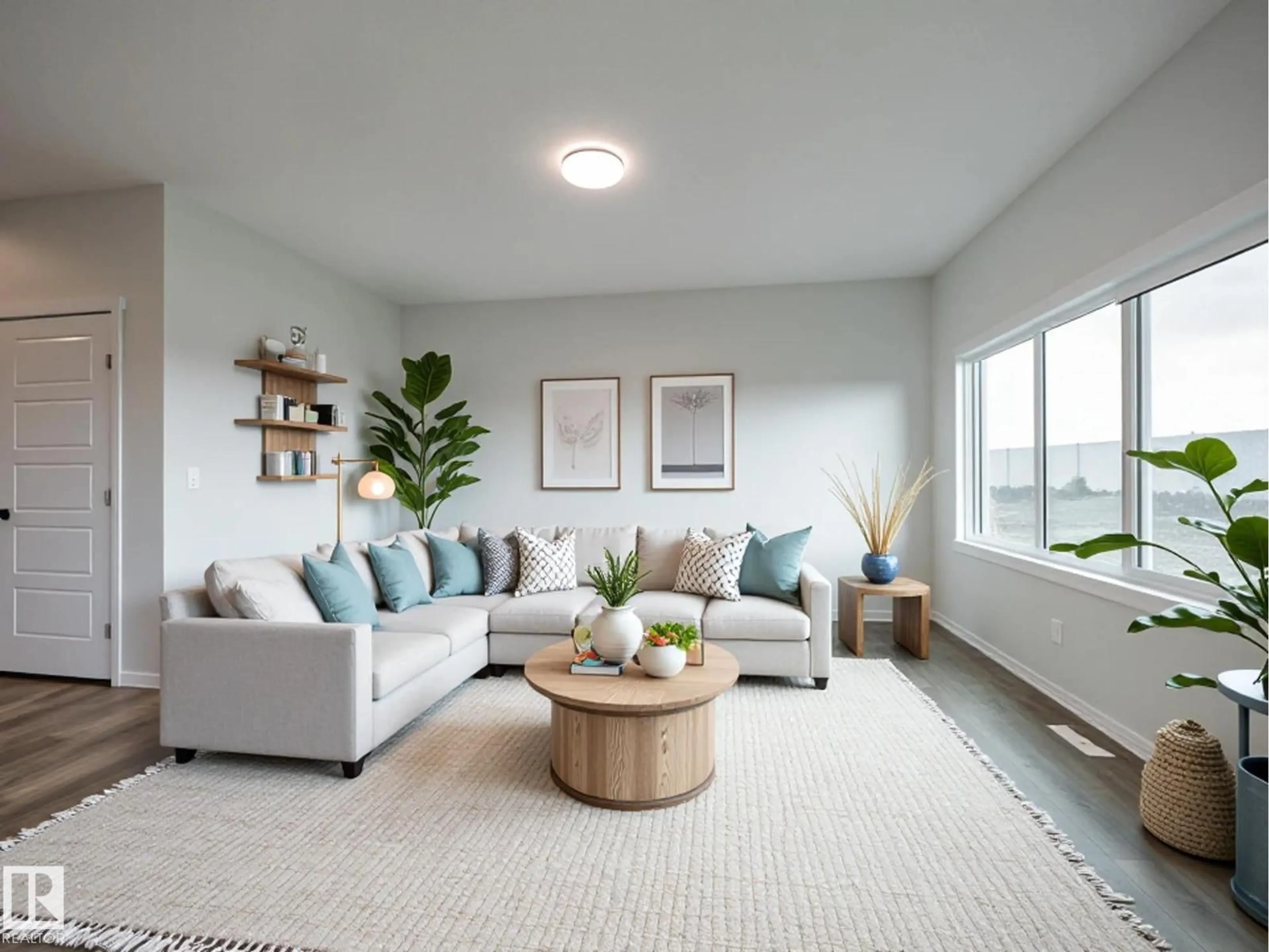 Living room with furniture, unknown for NW - 19342 22A AV, Edmonton Alberta T6M3B7