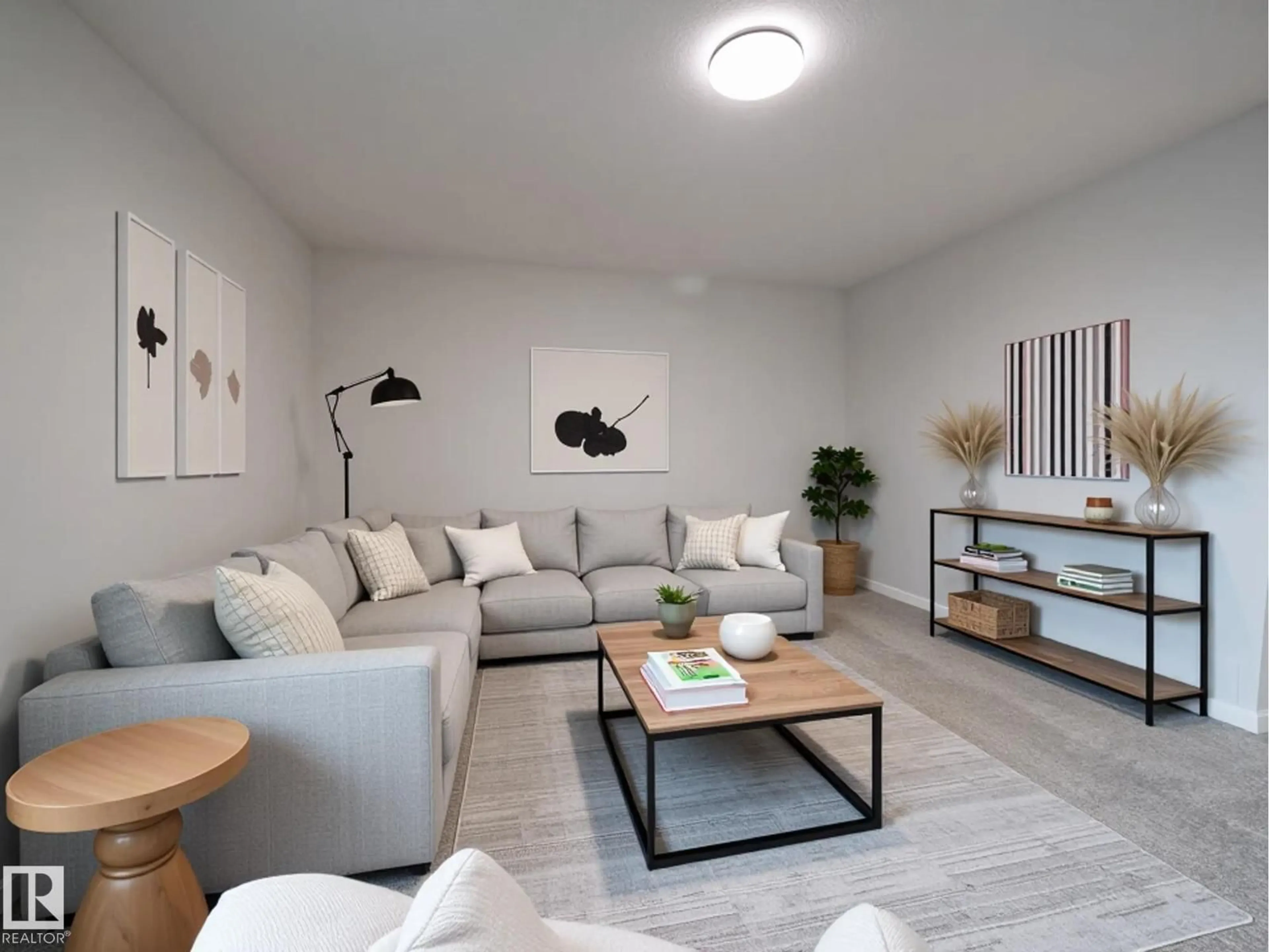 Living room with furniture, unknown for NW - 19342 22A AV, Edmonton Alberta T6M3B7