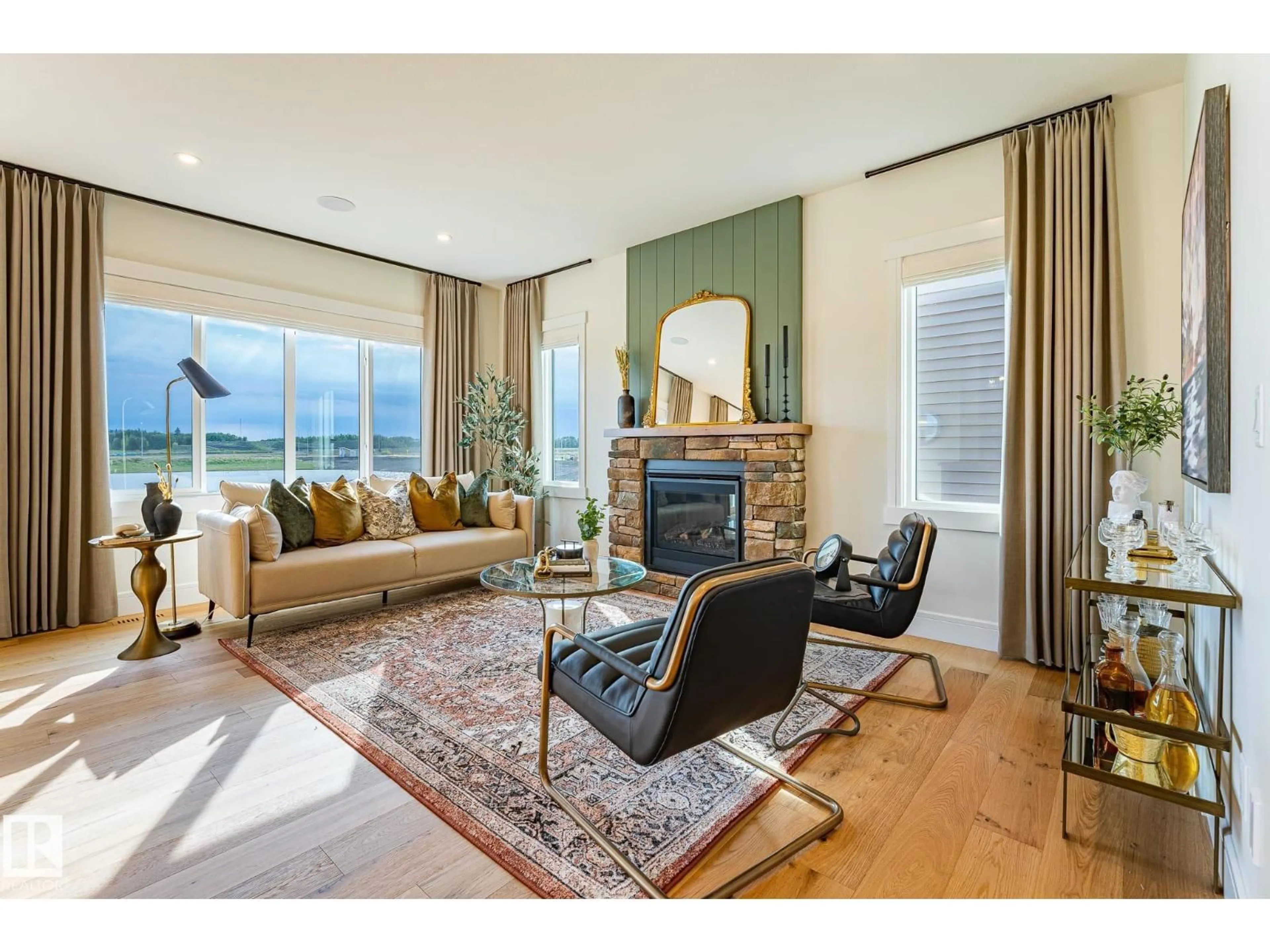 Living room with furniture, unknown for 18 EMERALD WY, Spruce Grove Alberta T7X2Y4