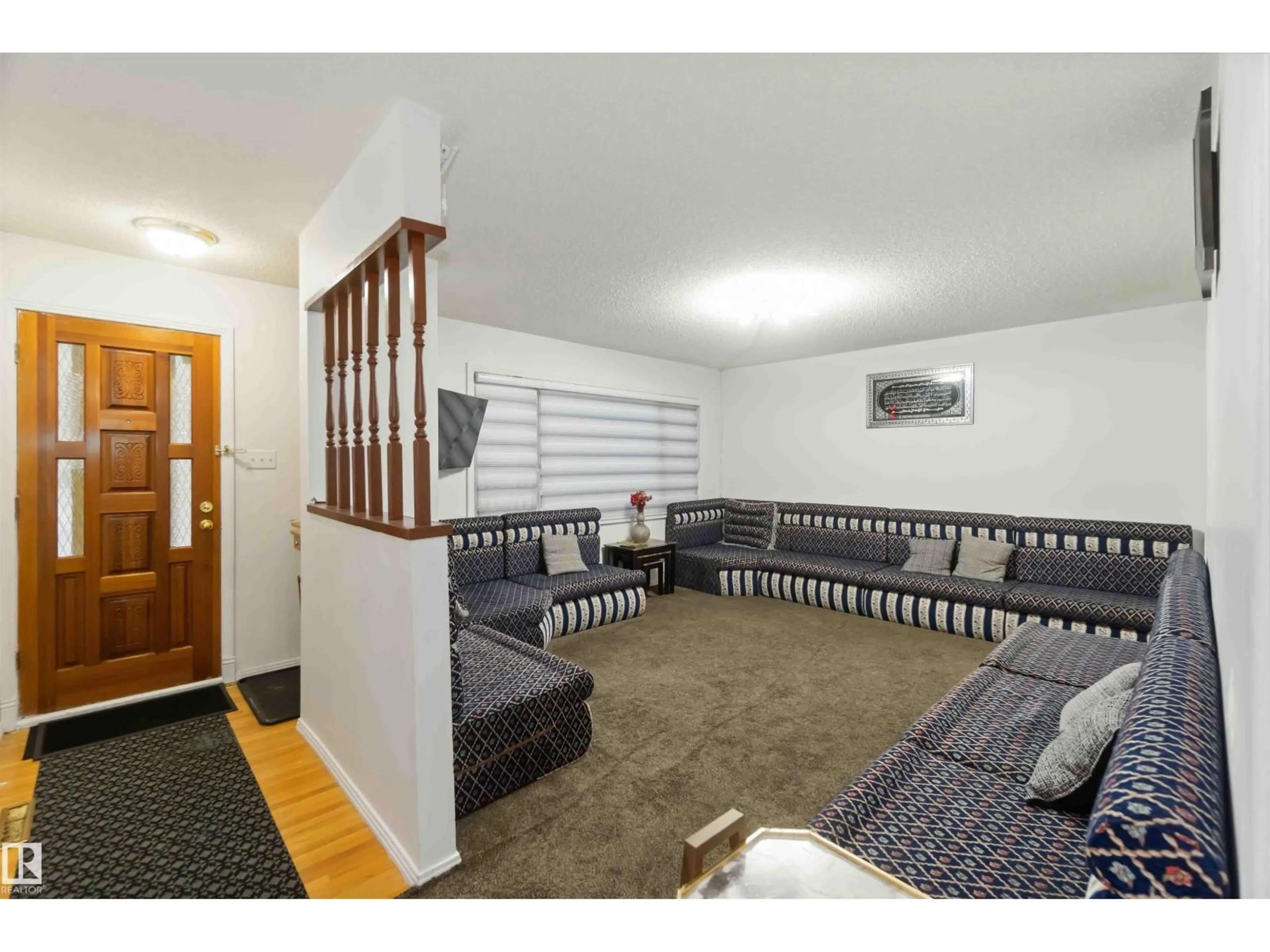 Living room with furniture, unknown for NW - 13206 83 ST, Edmonton Alberta T5E2W7