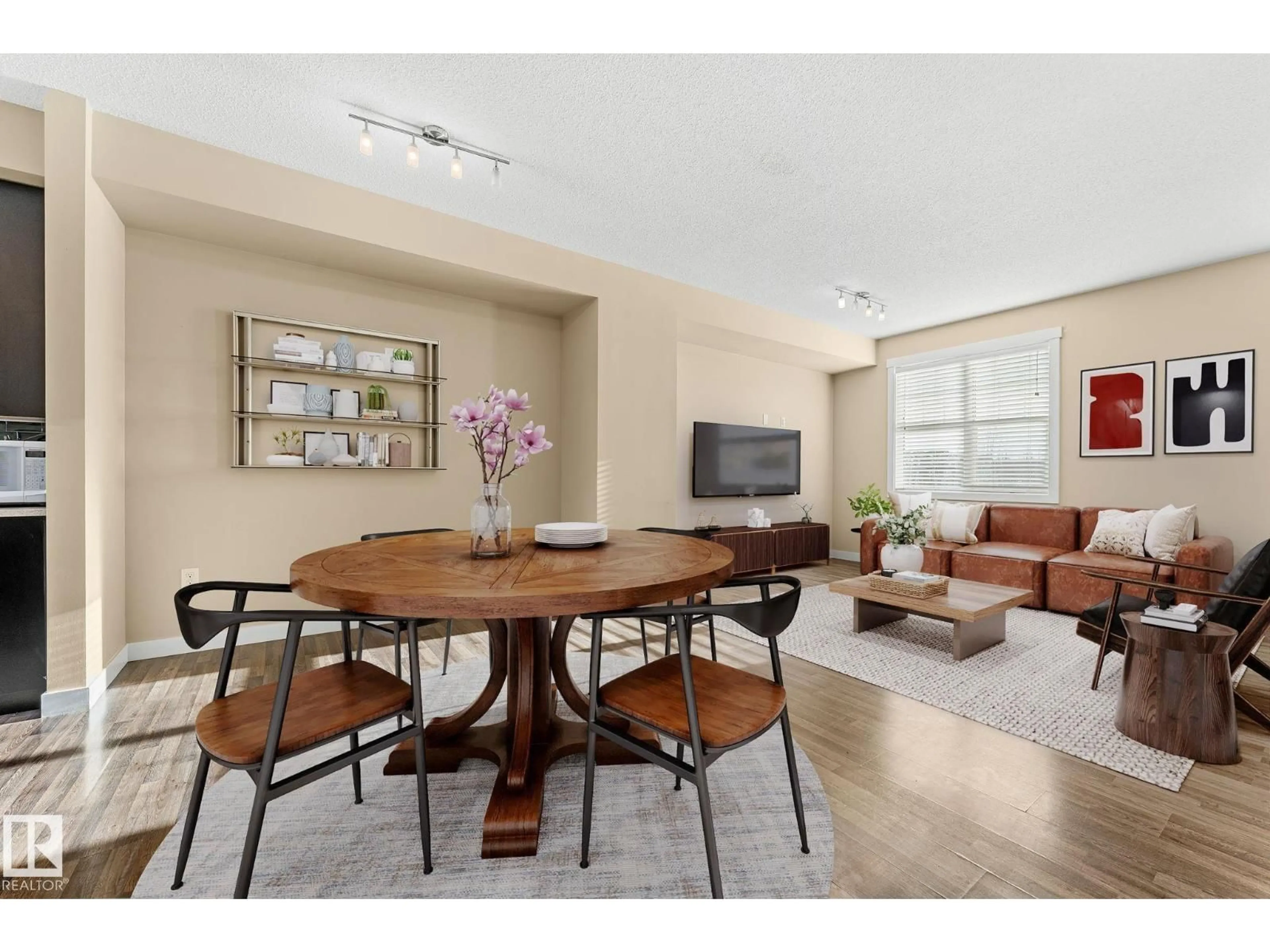 Living room with furniture, unknown for 30 8315 180 AV NW, Edmonton Alberta T5Z0J2