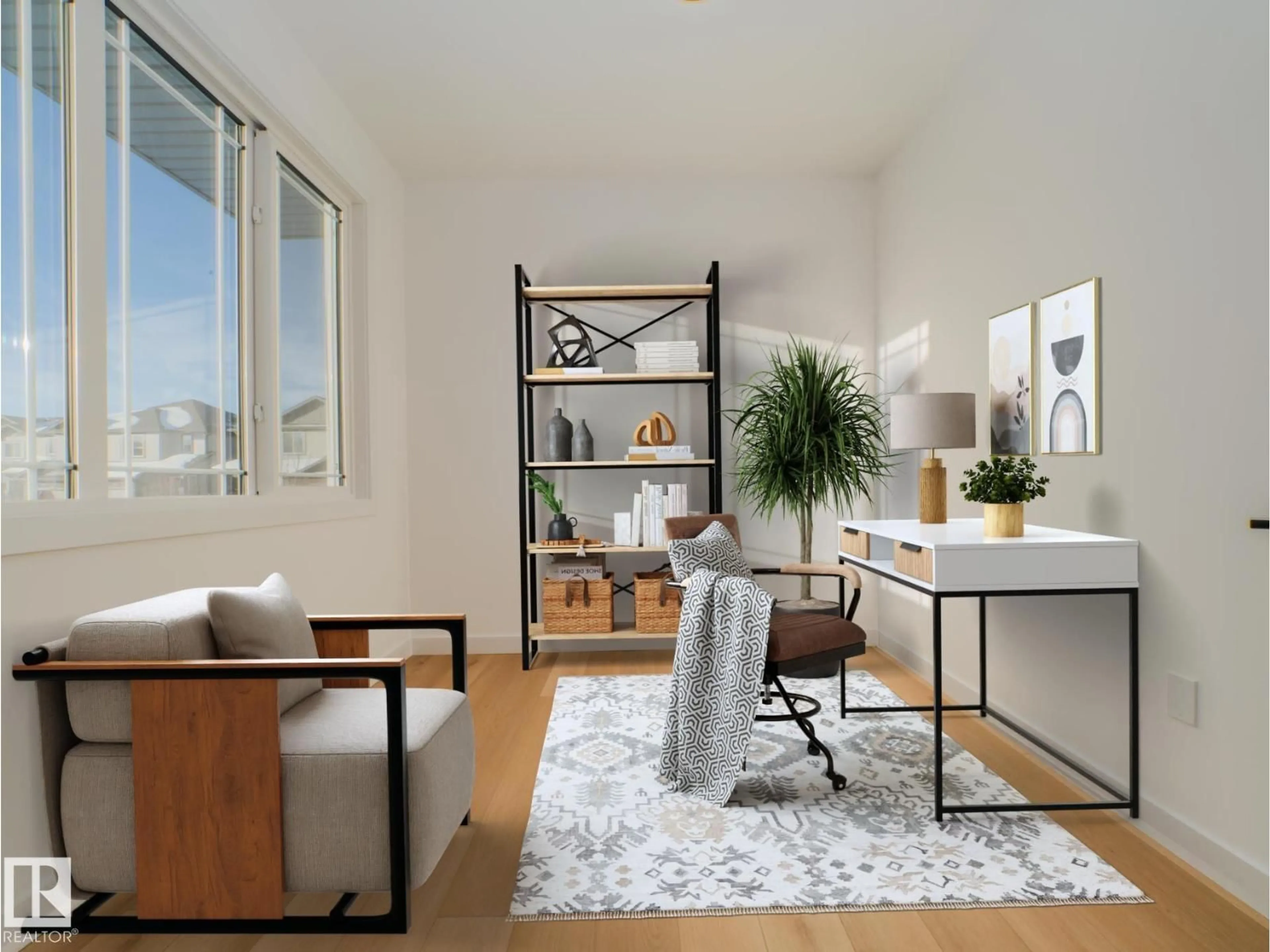 Living room with furniture, unknown for 9824 106 AV, Morinville Alberta T8R2P1