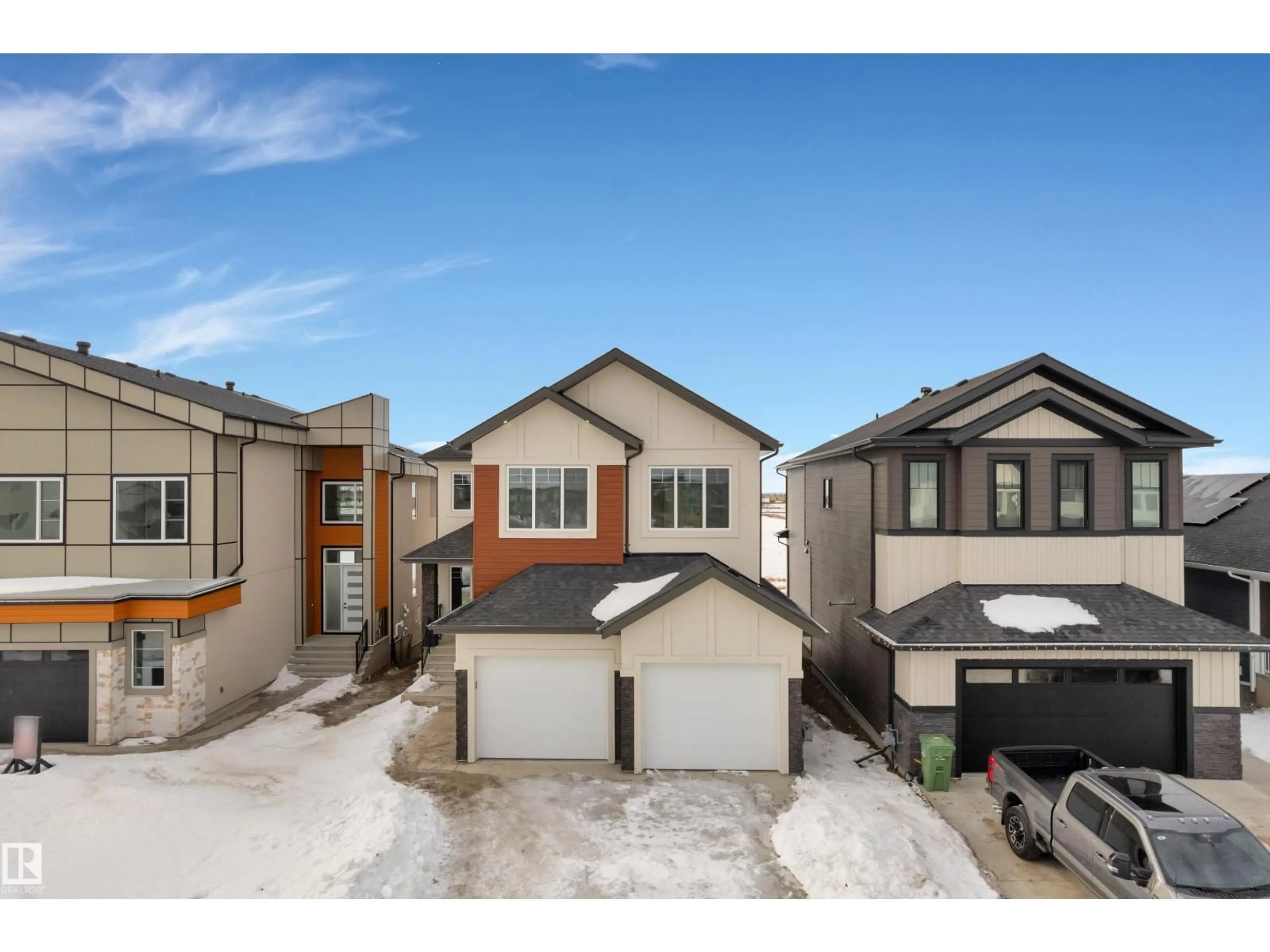 A pic from outside/outdoor area/front of a property/back of a property/a pic from drone, street for 144 EDGEWATER CI, Leduc Alberta T9E1K5