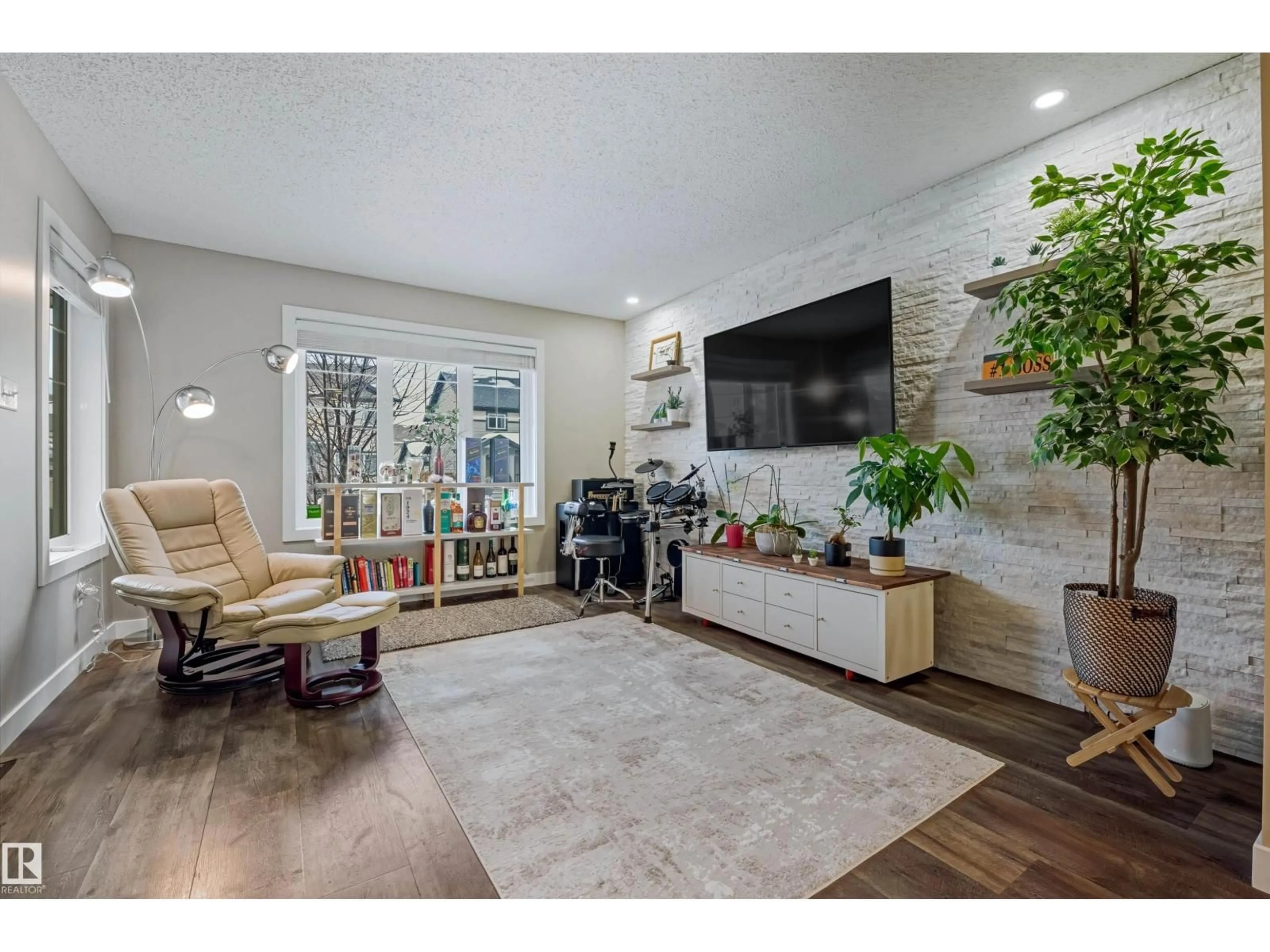 Living room with furniture, unknown for 1253 163 ST, Edmonton Alberta T6W3K5