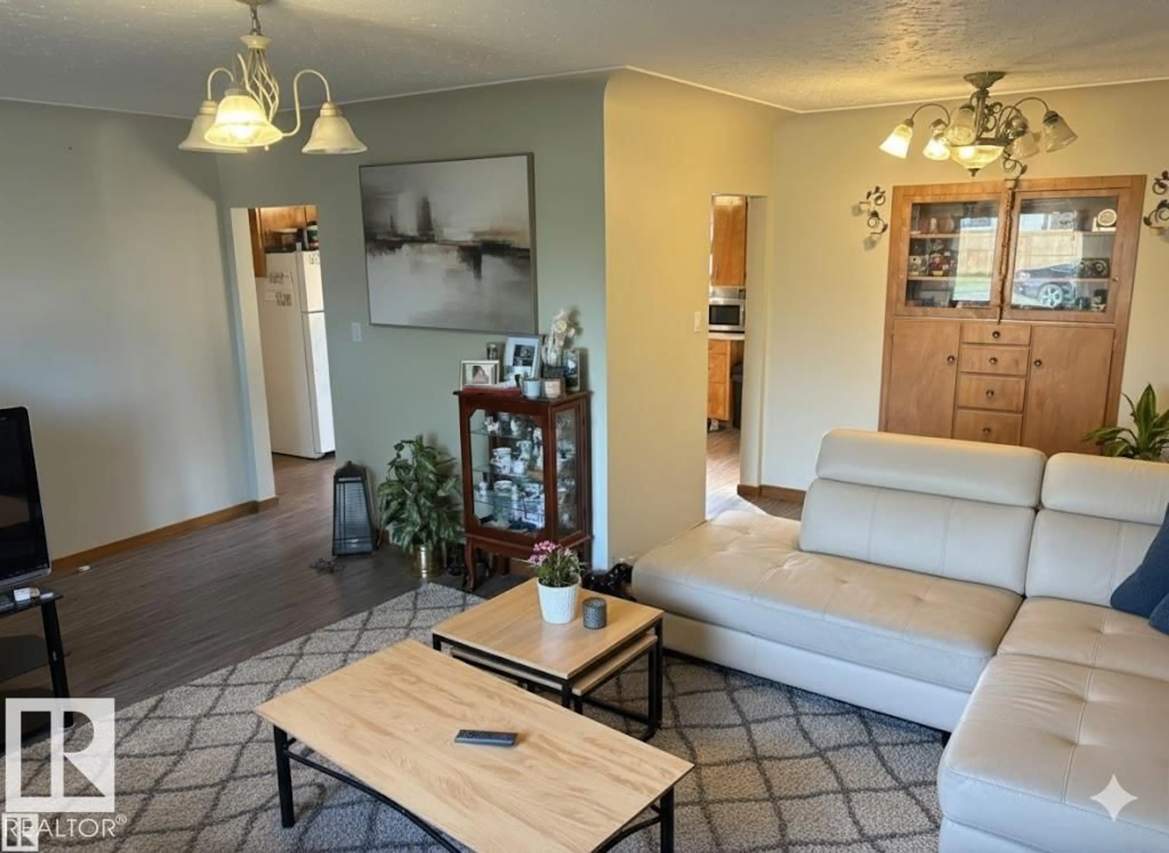 Living room with furniture, unknown for 4840 50 ST, Gibbons Alberta T0A1N0